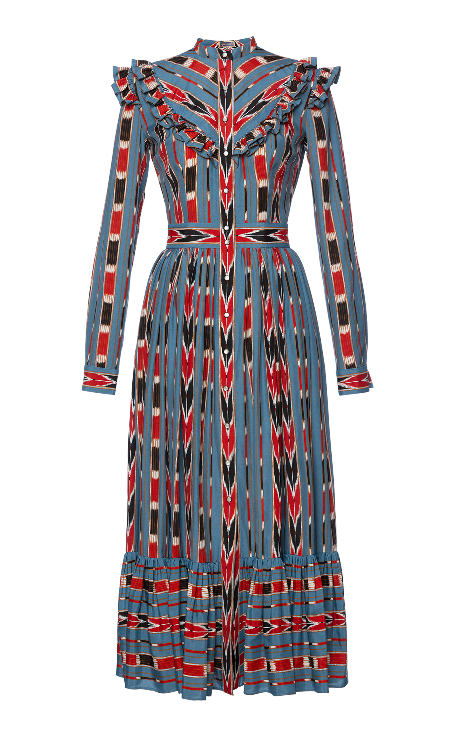 Lena Hoschek Nevada Printed Midi Dress