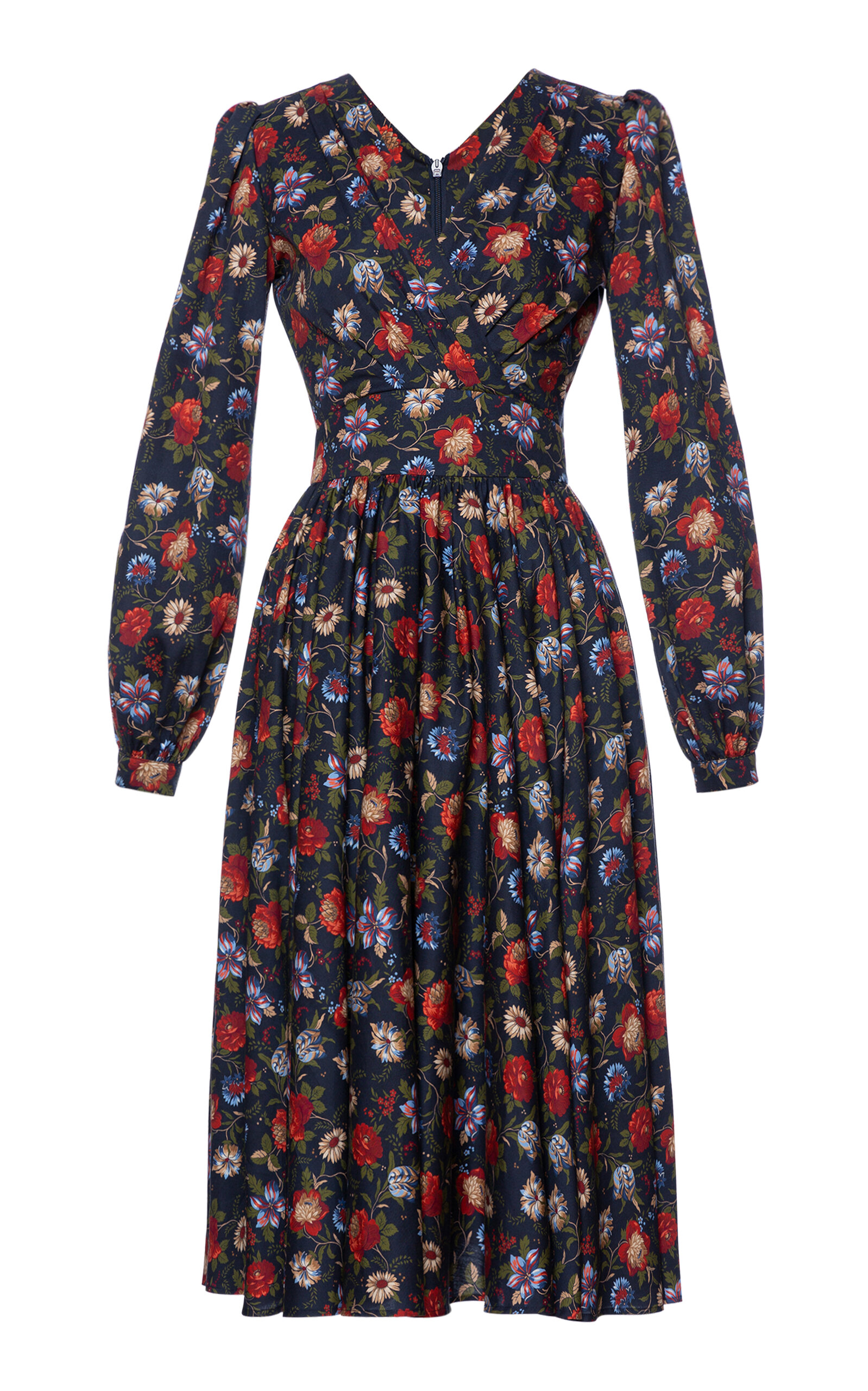 Lena Hoschek Women's Rembrandt Cotton Midi Dress In Print