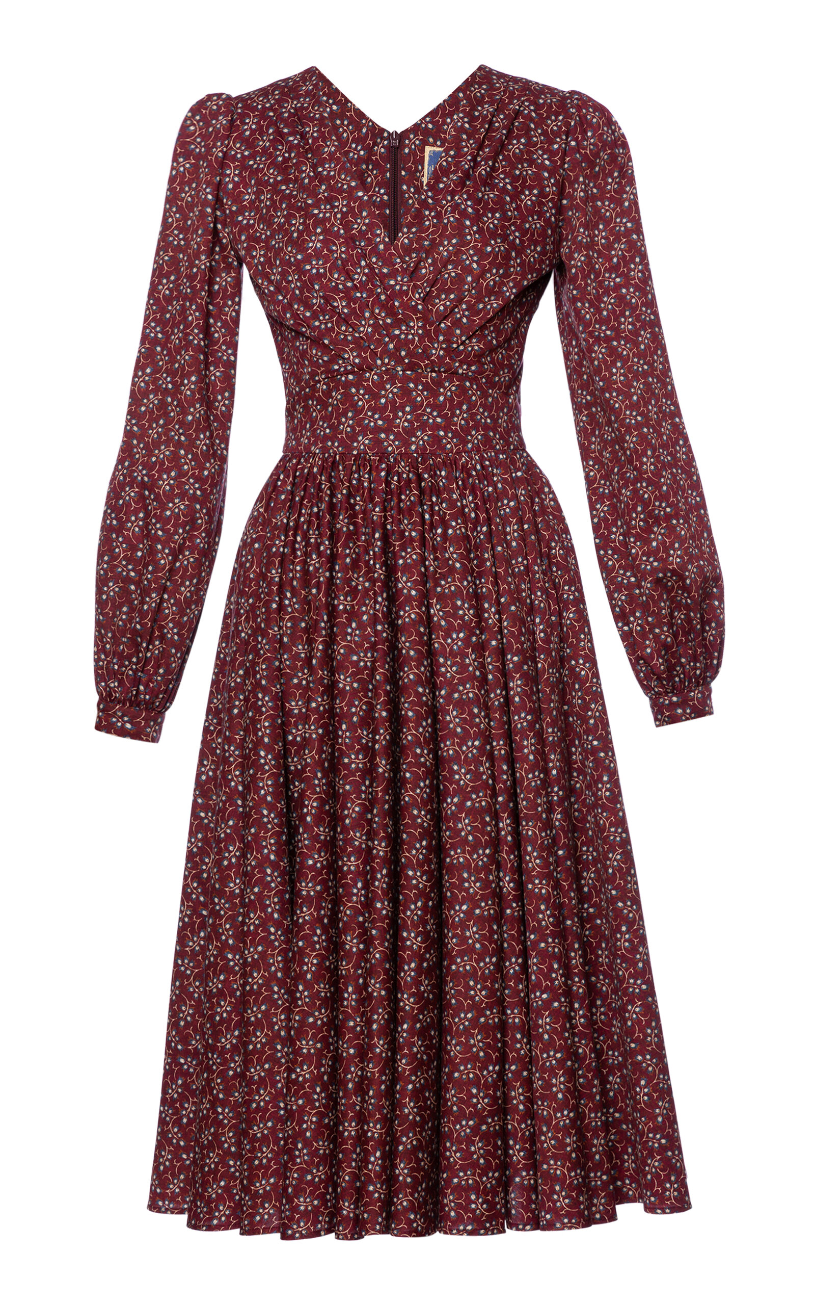 Lena Hoschek Women's Rembrandt Cotton Midi Dress In Print