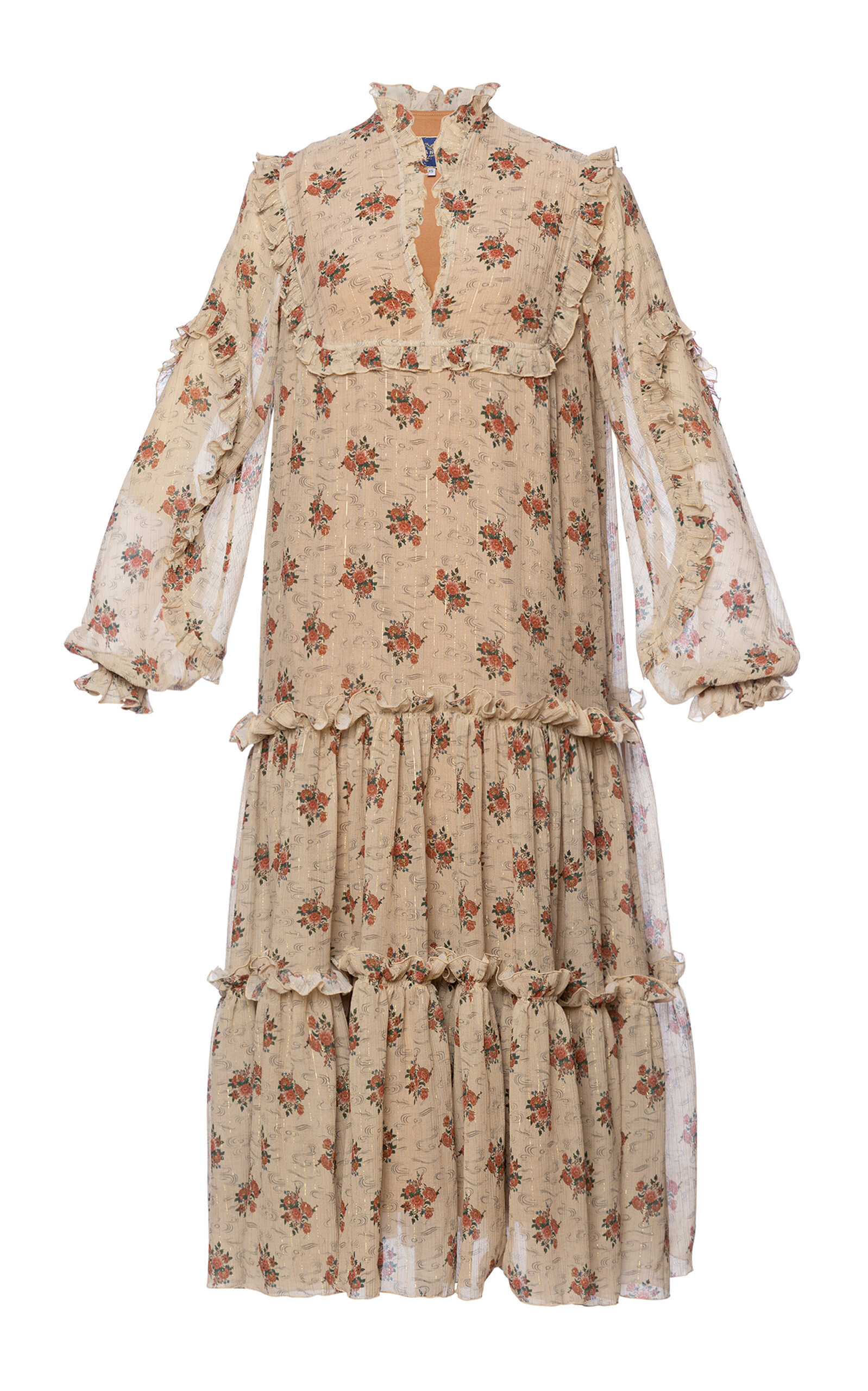 Lena Hoschek Women's Cowgirl Floral Midi Dress
