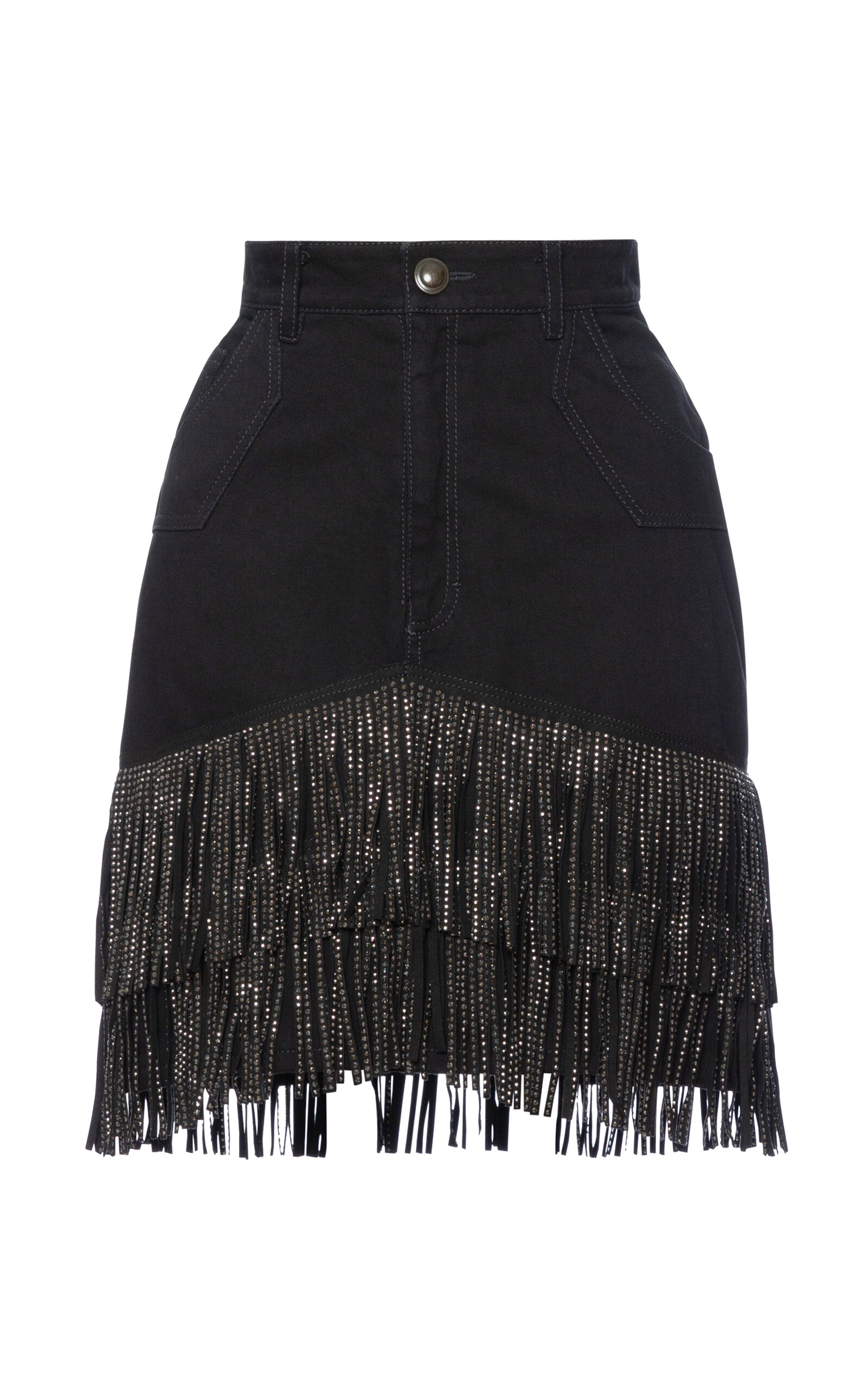Lena Hoschek Almost Famous Cotton Mini Skirt In Black