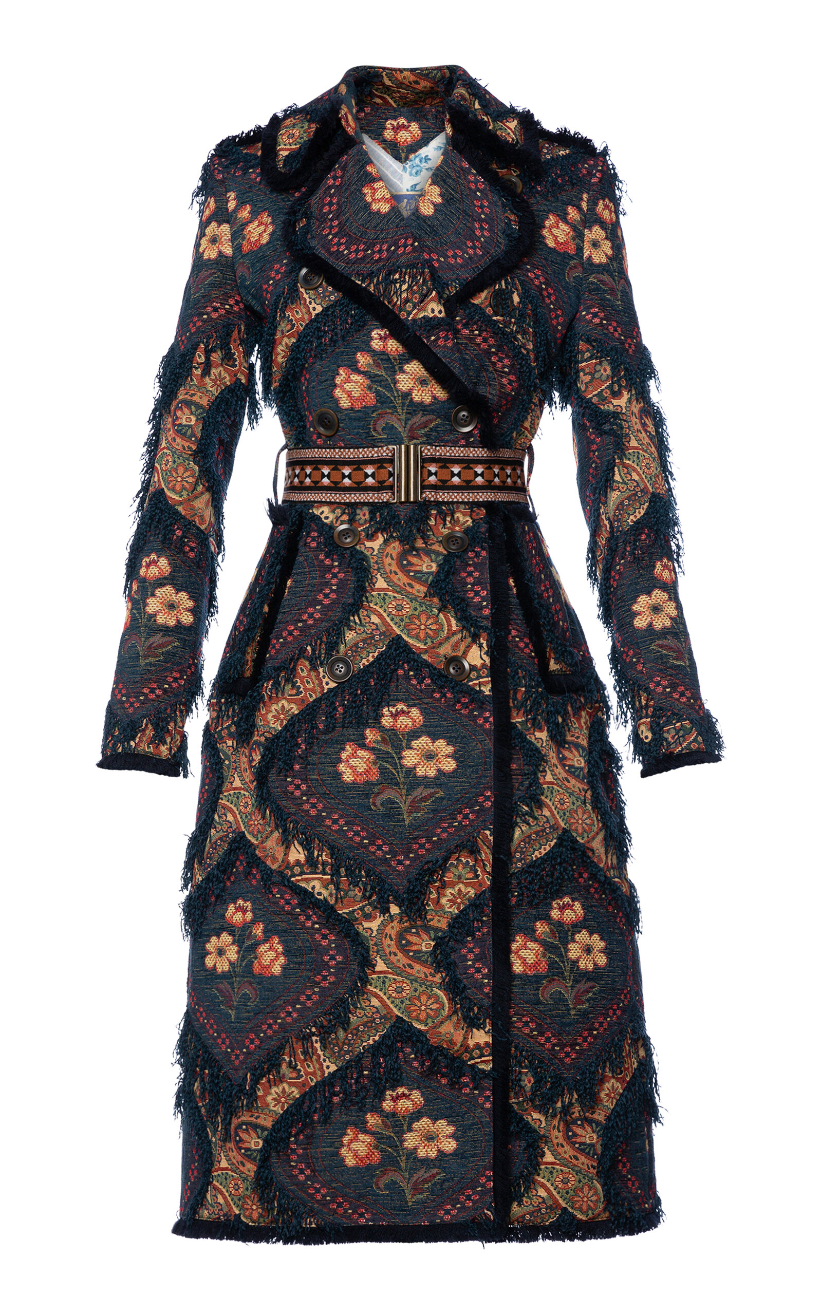Lena Hoschek Women's Nashville Trimmed Coat In Multi