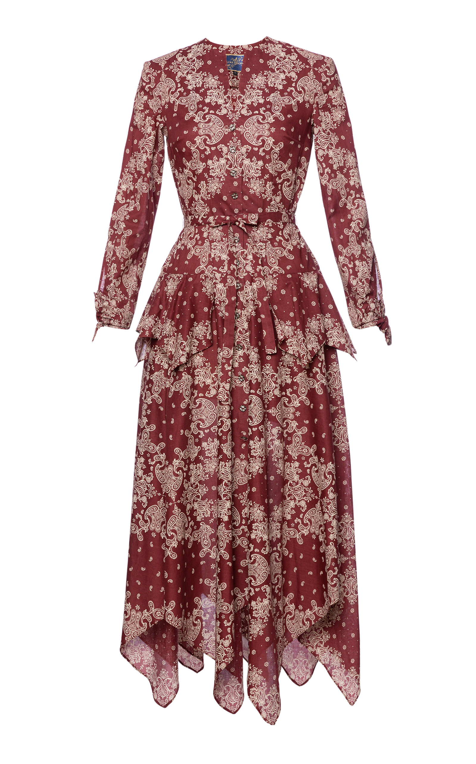 Lena Hoschek Women's June Cotton Midi Dress In Red