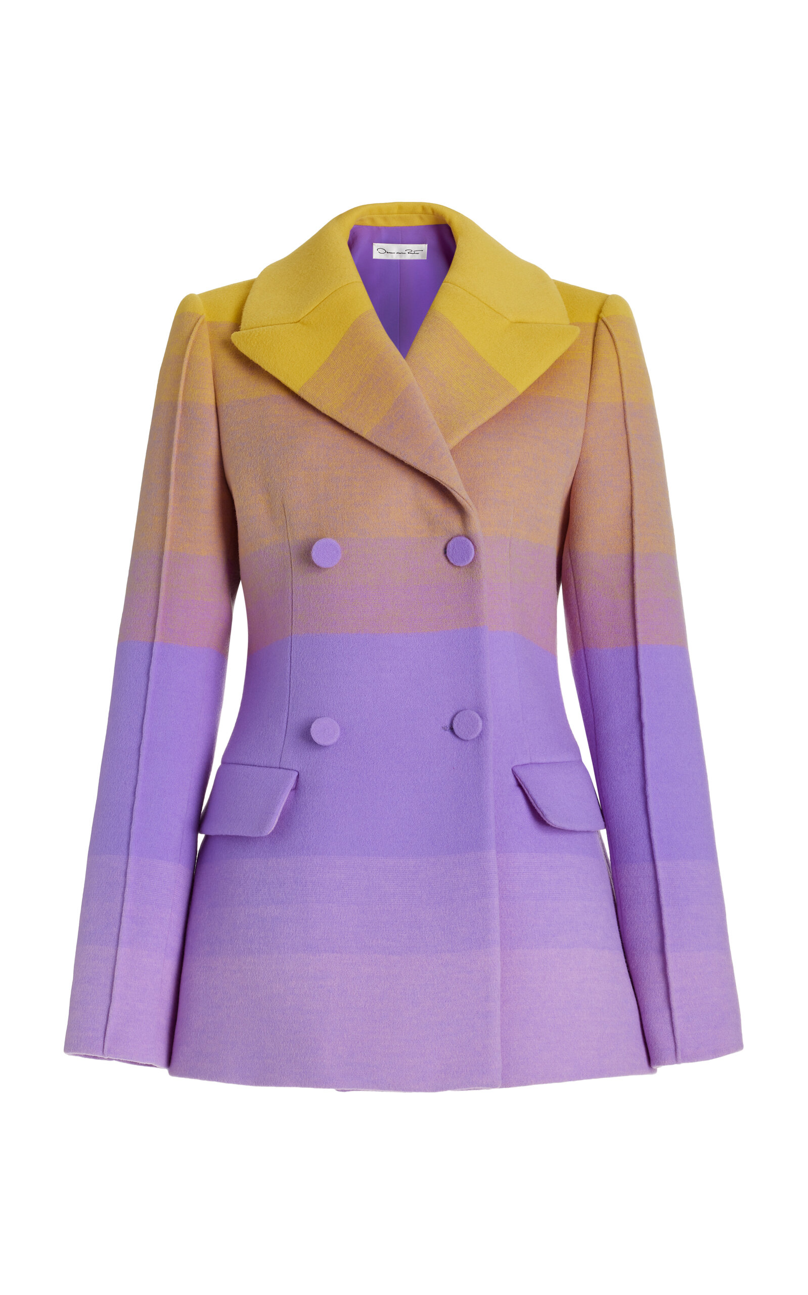 Oscar De La Renta Women's Ombré Wool-blend Blazer Jacket In Multi ...