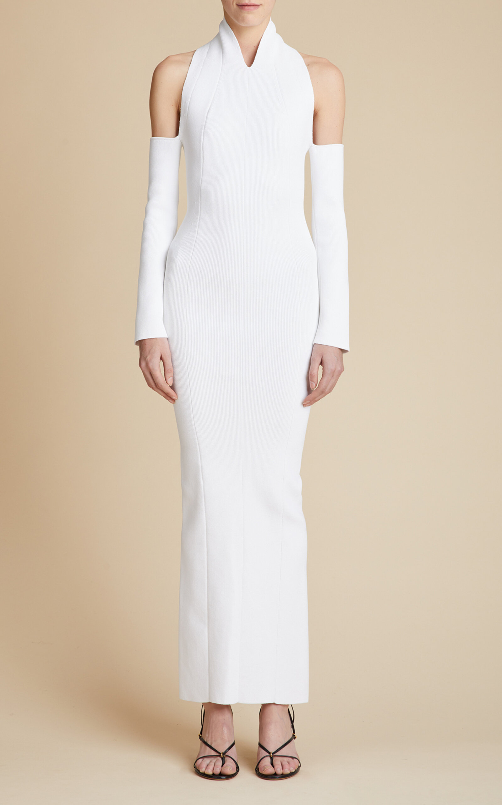 Khaite Women's Sutton Dress In White