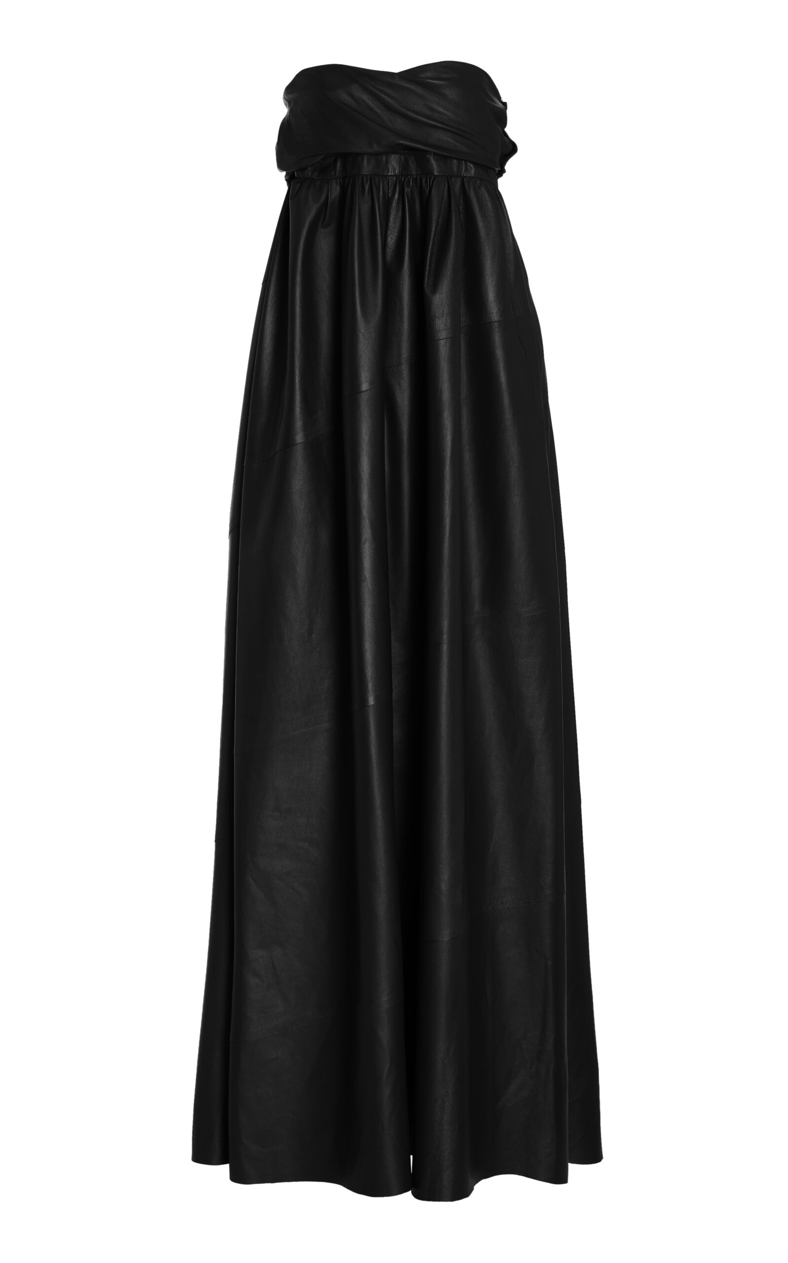 Proenza Schouler Women's Leather Maxi Dress In Black