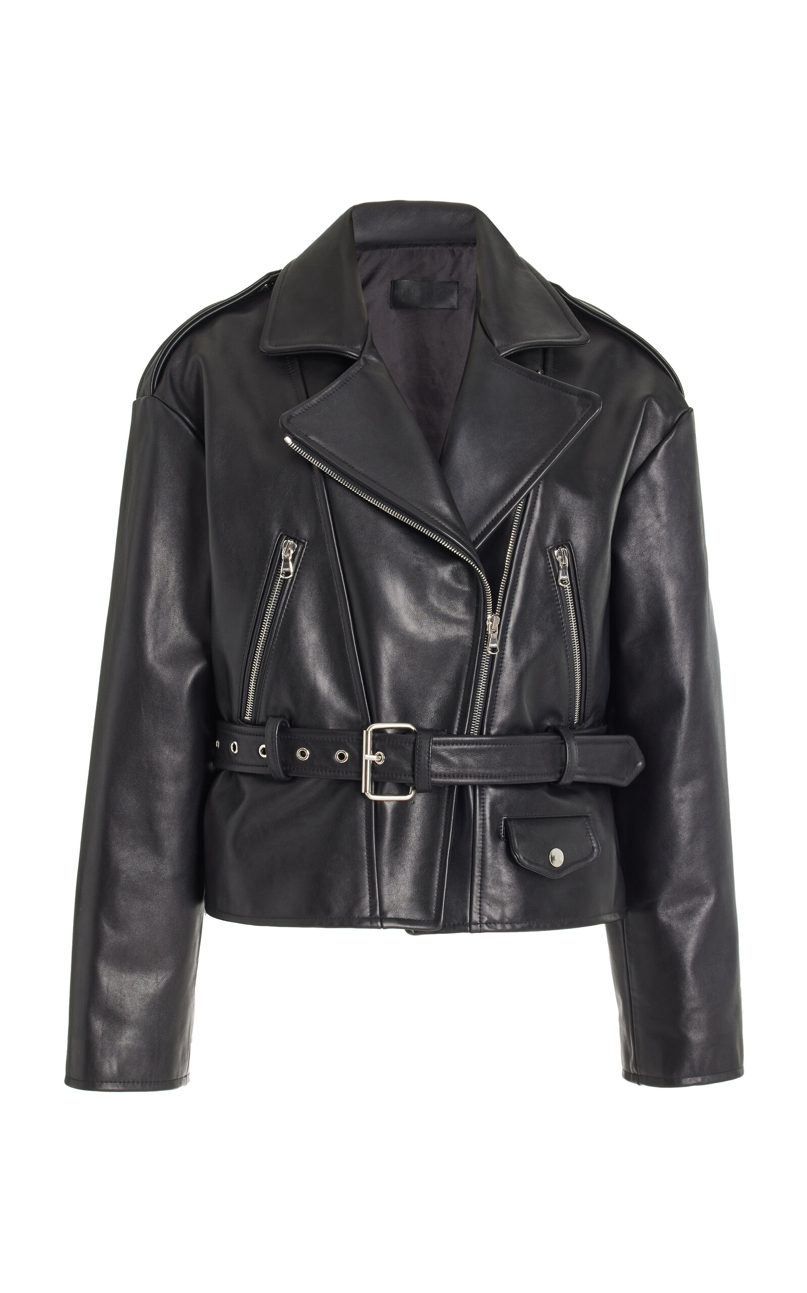 Nili Lotan Women's Aurelie Leather Biker Jacket In Black | ModeSens