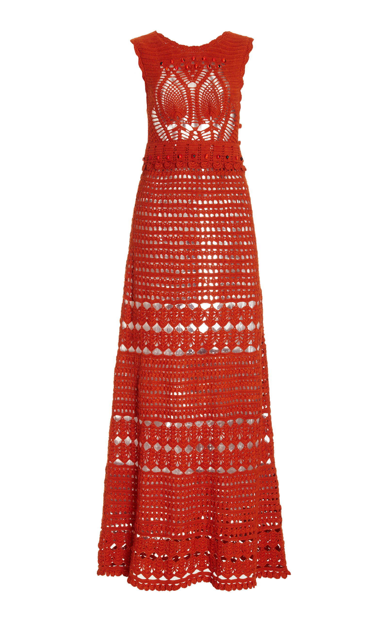 Ulla Johnson Innika Crochet Merino Wool Maxi Dress In Carnelian | ModeSens Ulla Johnson Innika Crochet Merino Wool Maxi Dress In Carnelian | ModeSens