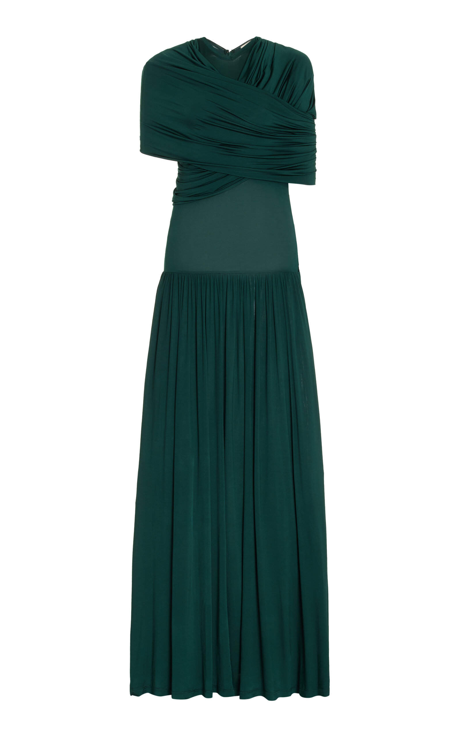 Ulla Johnson Livia Capelet Maxi Dress In Green | ModeSens Ulla Johnson Livia Capelet Maxi Dress In Green | ModeSens
