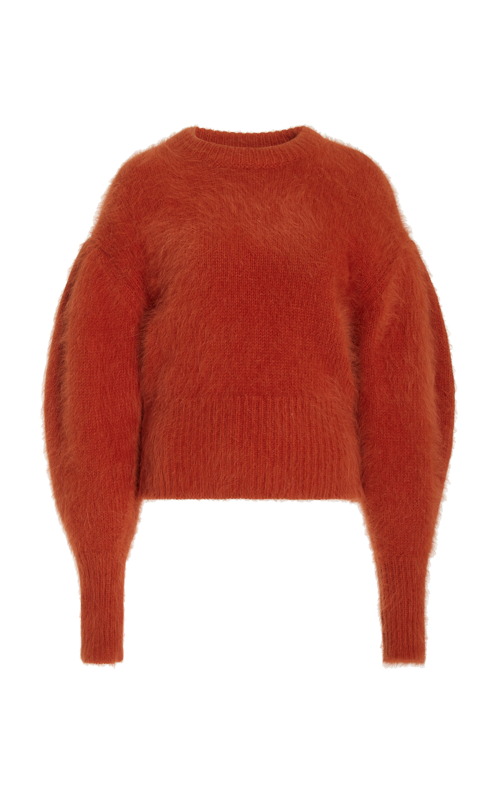 Ulla Johnson Women's Emira Fuzzy Angora-blend Knit Pullover In Red ...