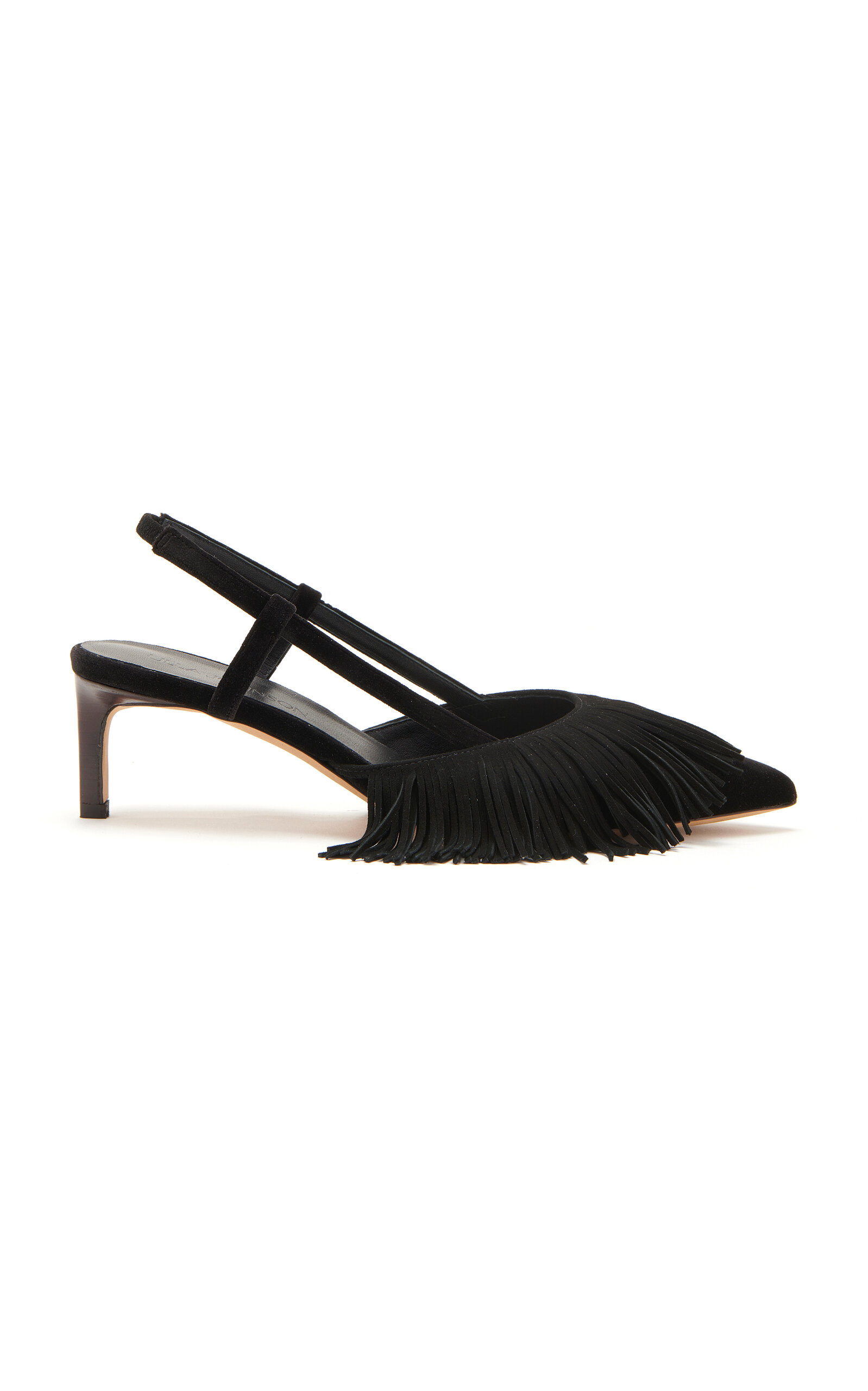 Ulla Johnson Women's Shira Fringe Suede Pumps In Black