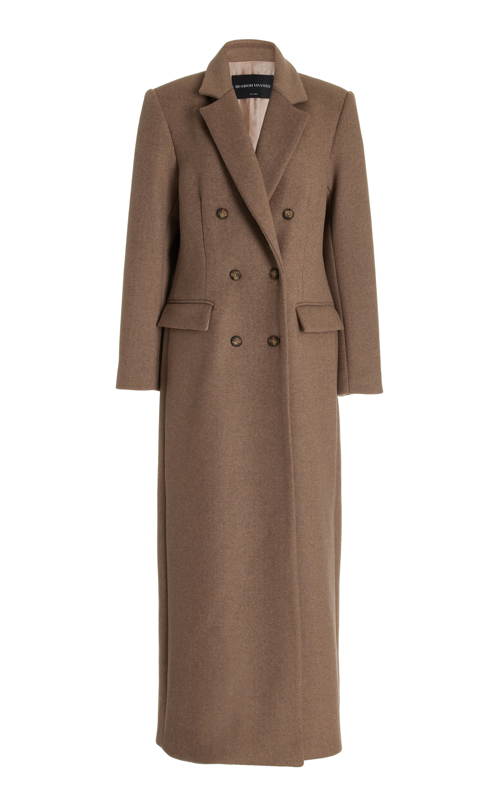 Brandon Maxwell Women's The Arden Alpaca-wool Coat In Brown ModeSens