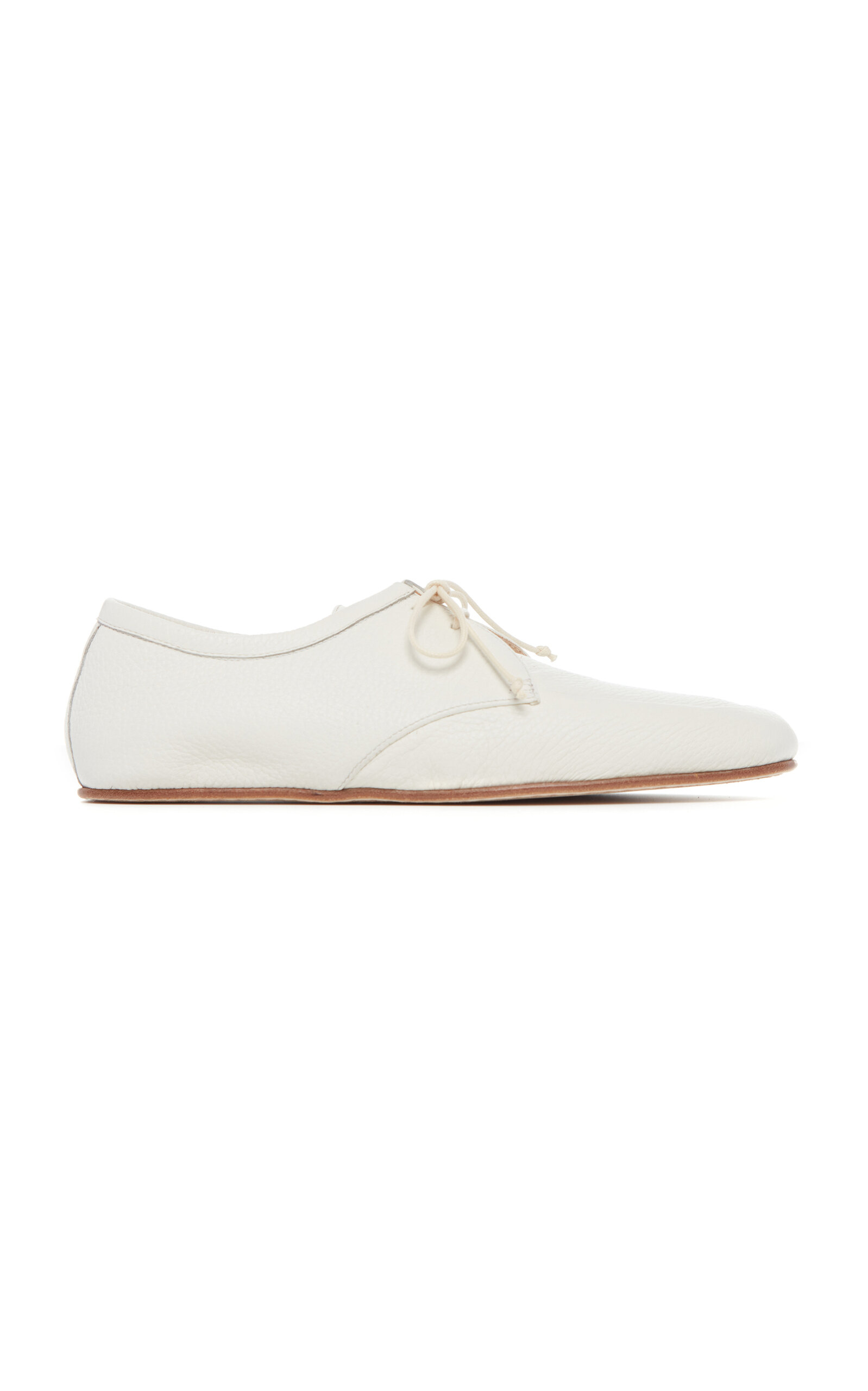 Gabriela Hearst Women's Luca Leather Flats In Ivory