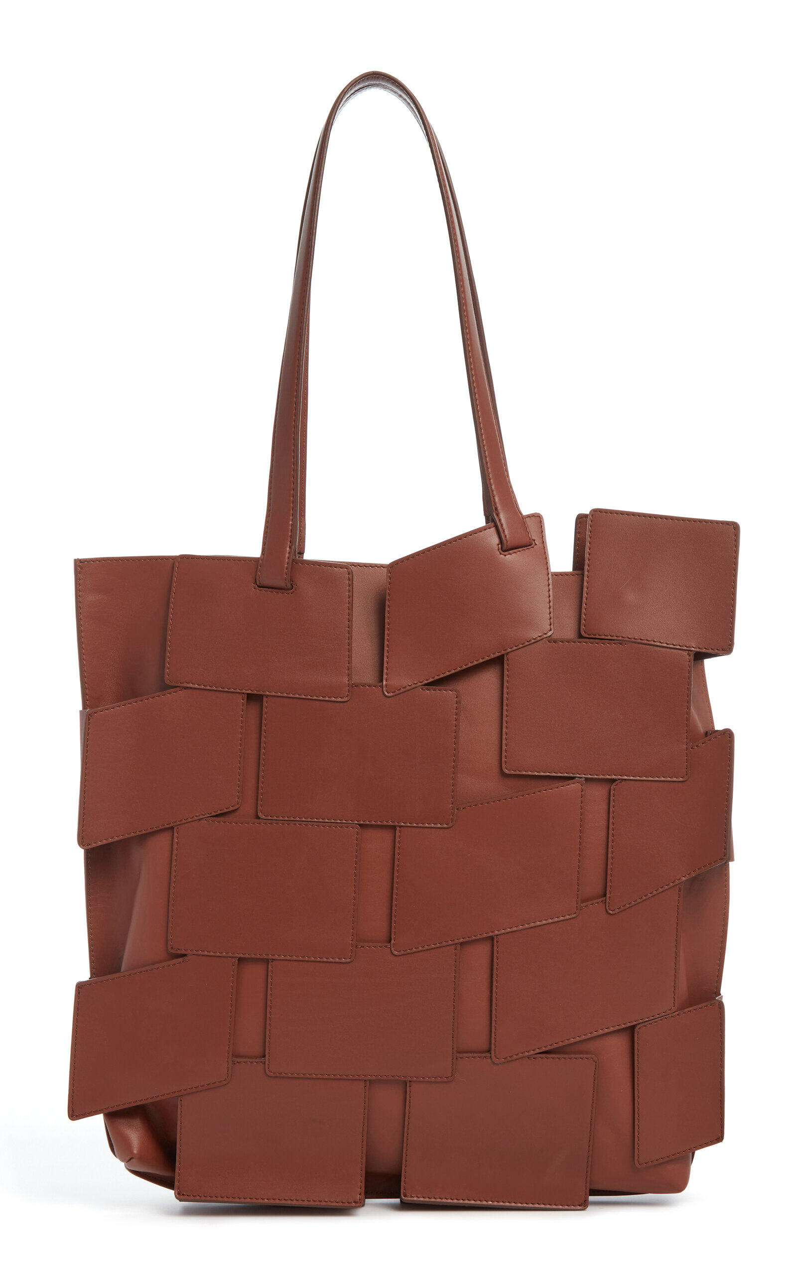 Lacquered Leather Tote