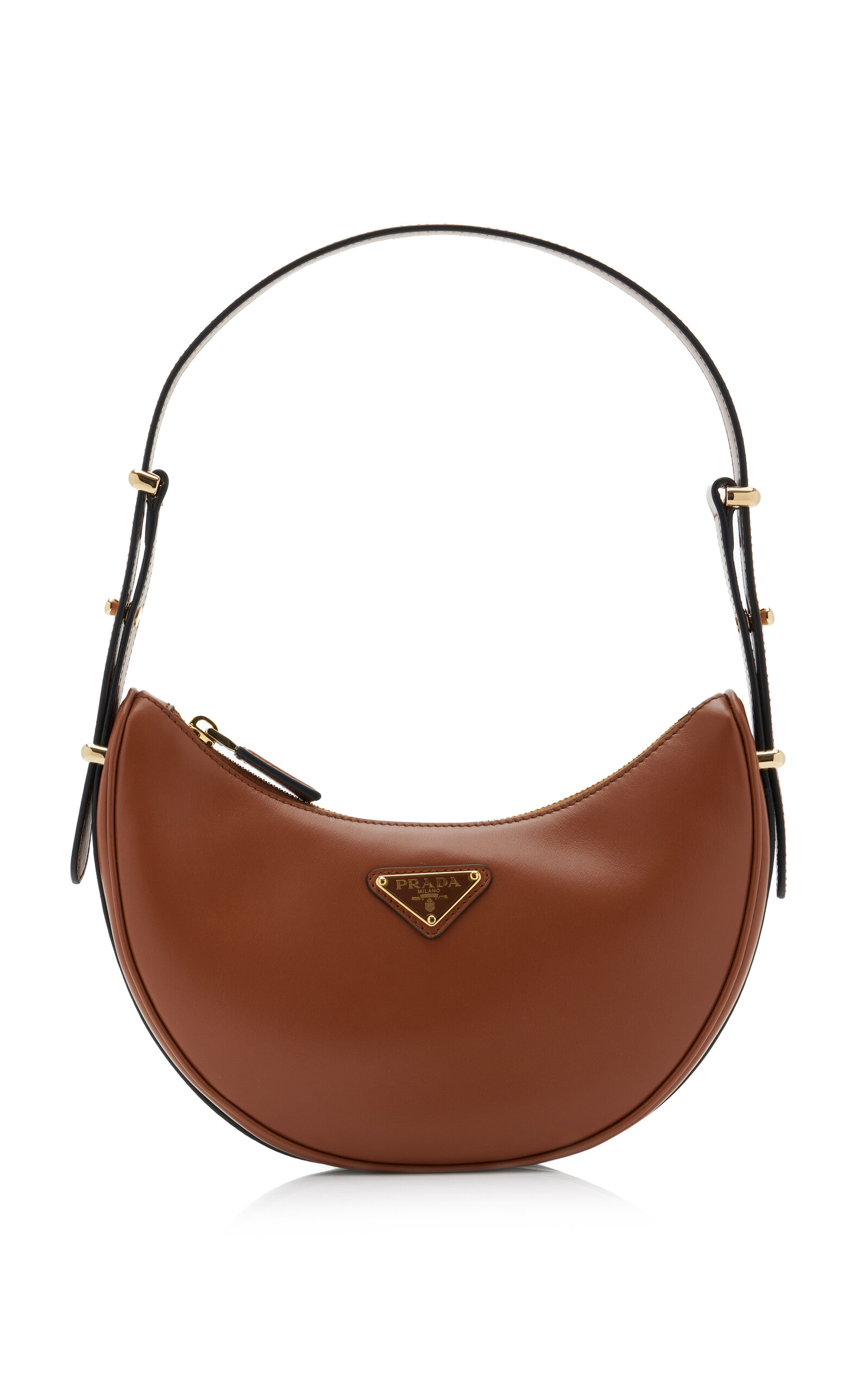 Prada Arqué Leather Shoulder Bag