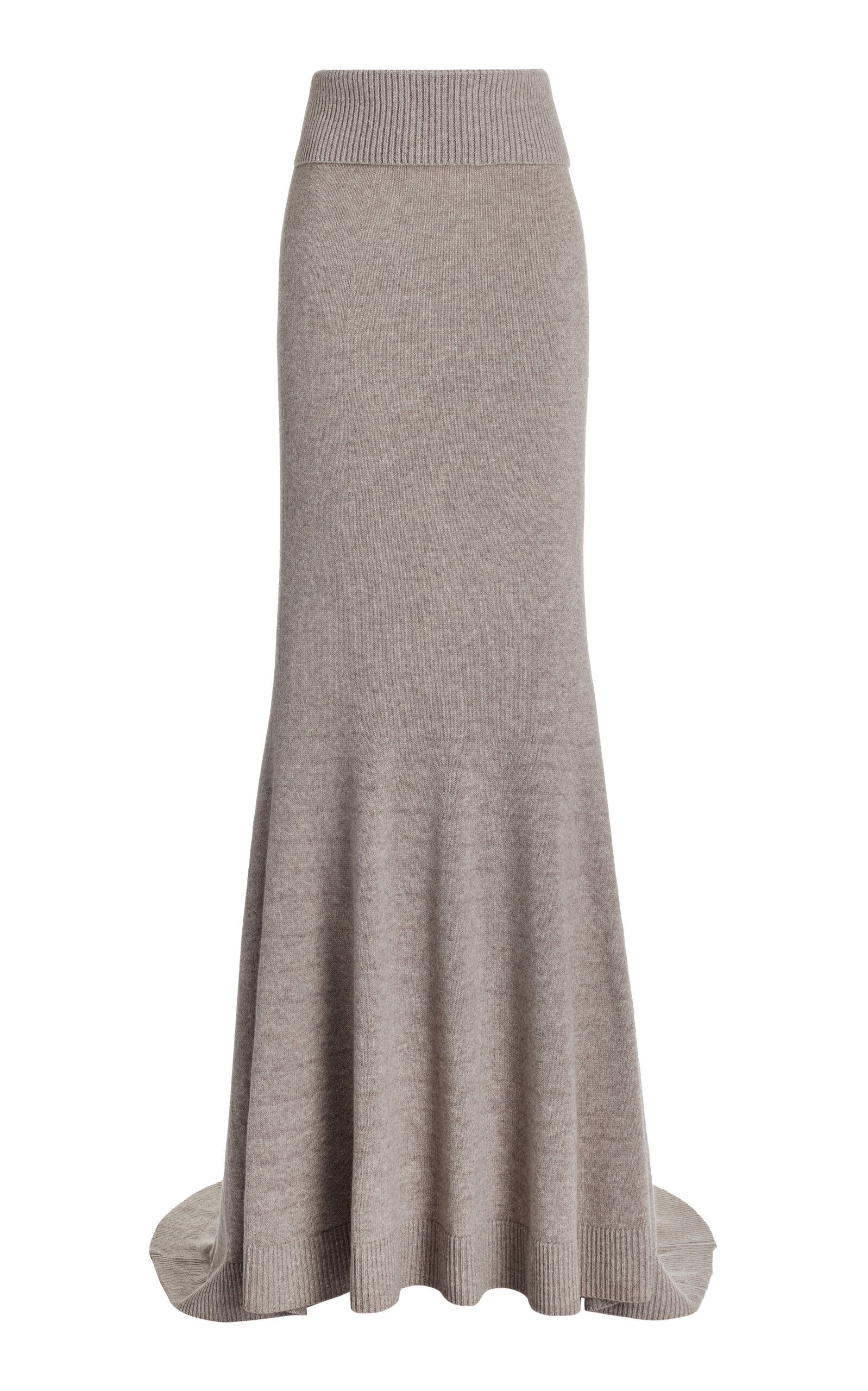 Michael Kors Women's Knit Cashmere Maxi Skirt In Taupe