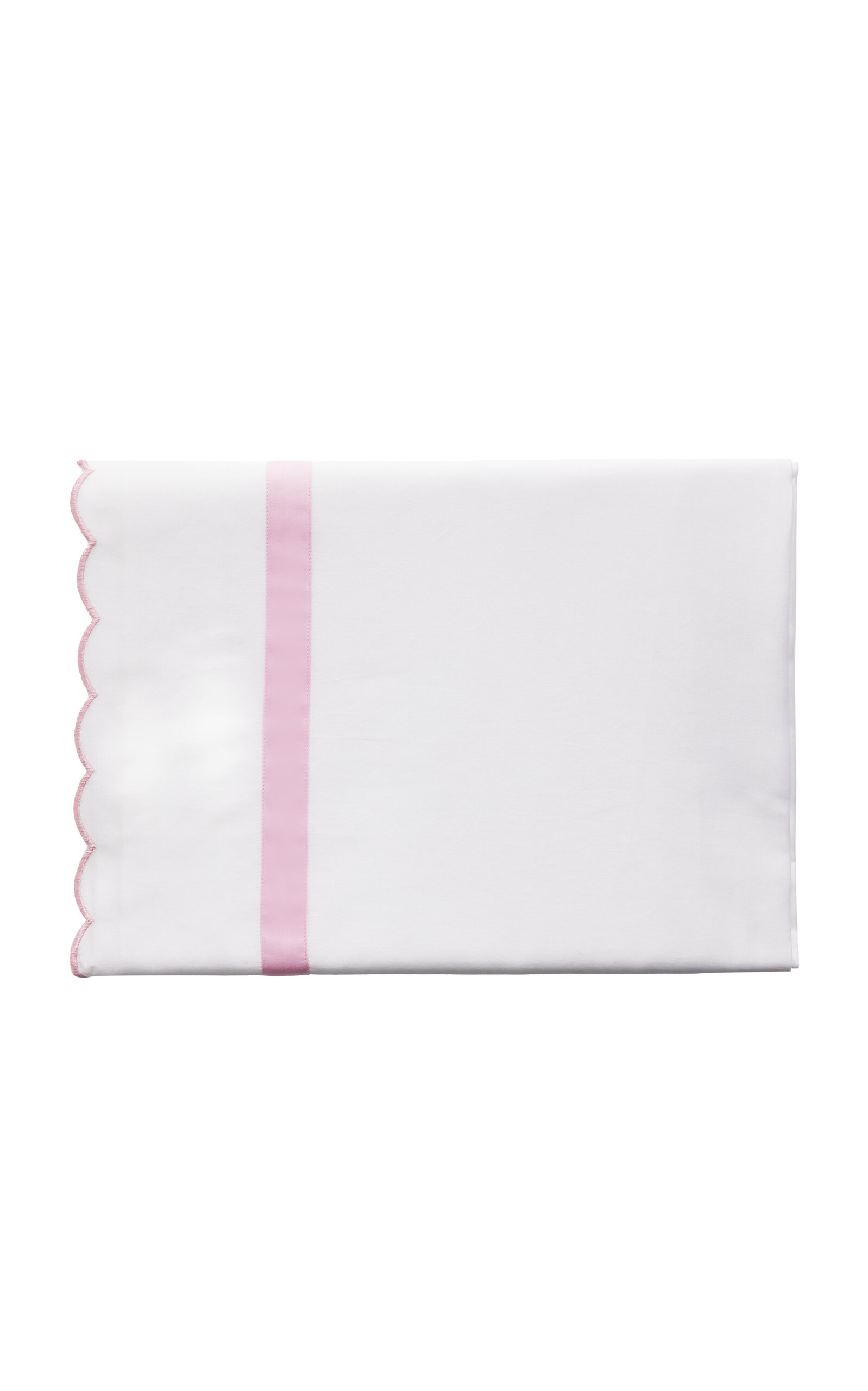 Los Encajeros Europa Satin Queen Top Sheet In Pink