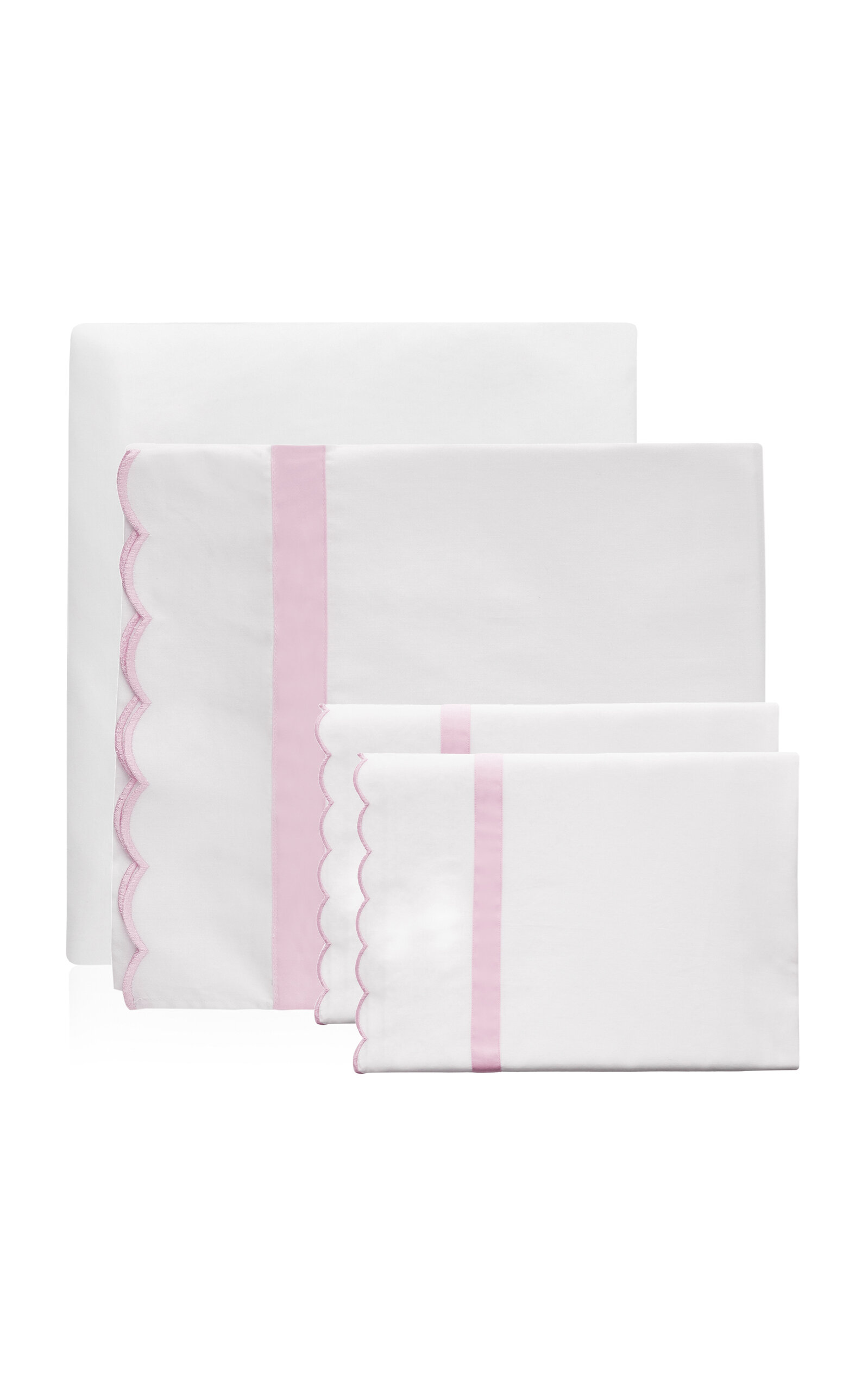 Los Encajeros Europa Satin King Bedding Set In Pink