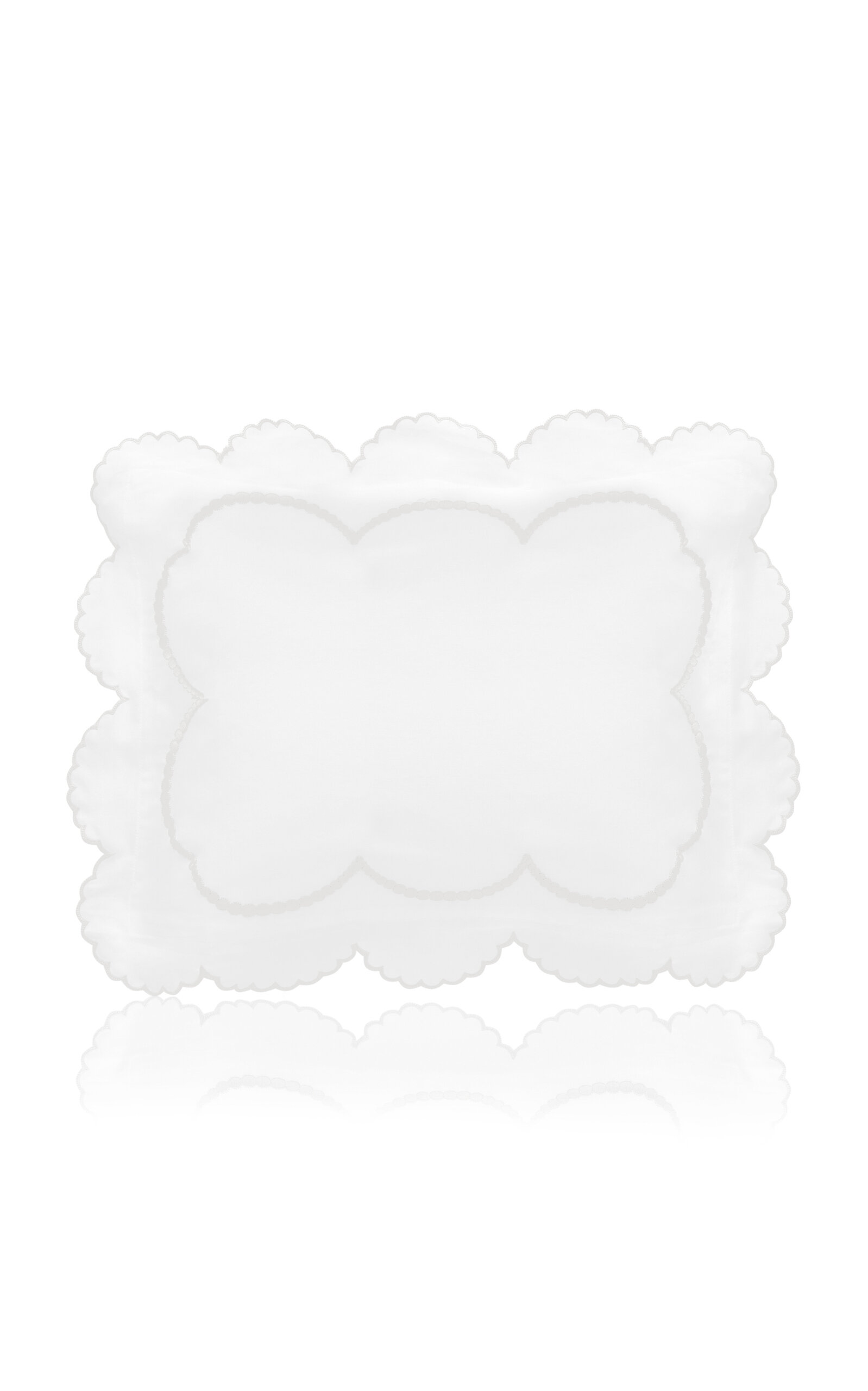 Los Encajeros Perlas Satin Boudoir In White