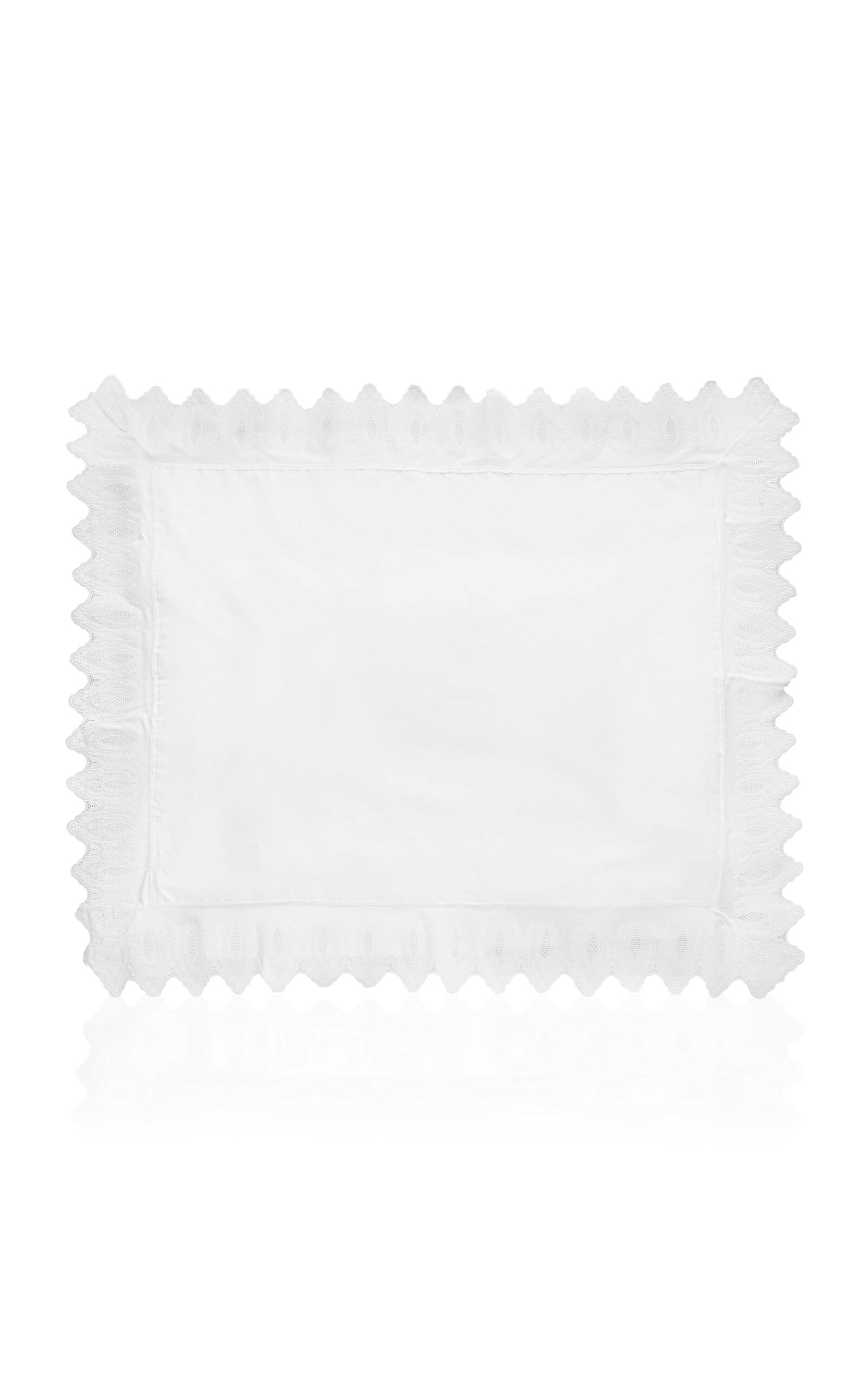 Los Encajeros Mimi Percale King Sham In White