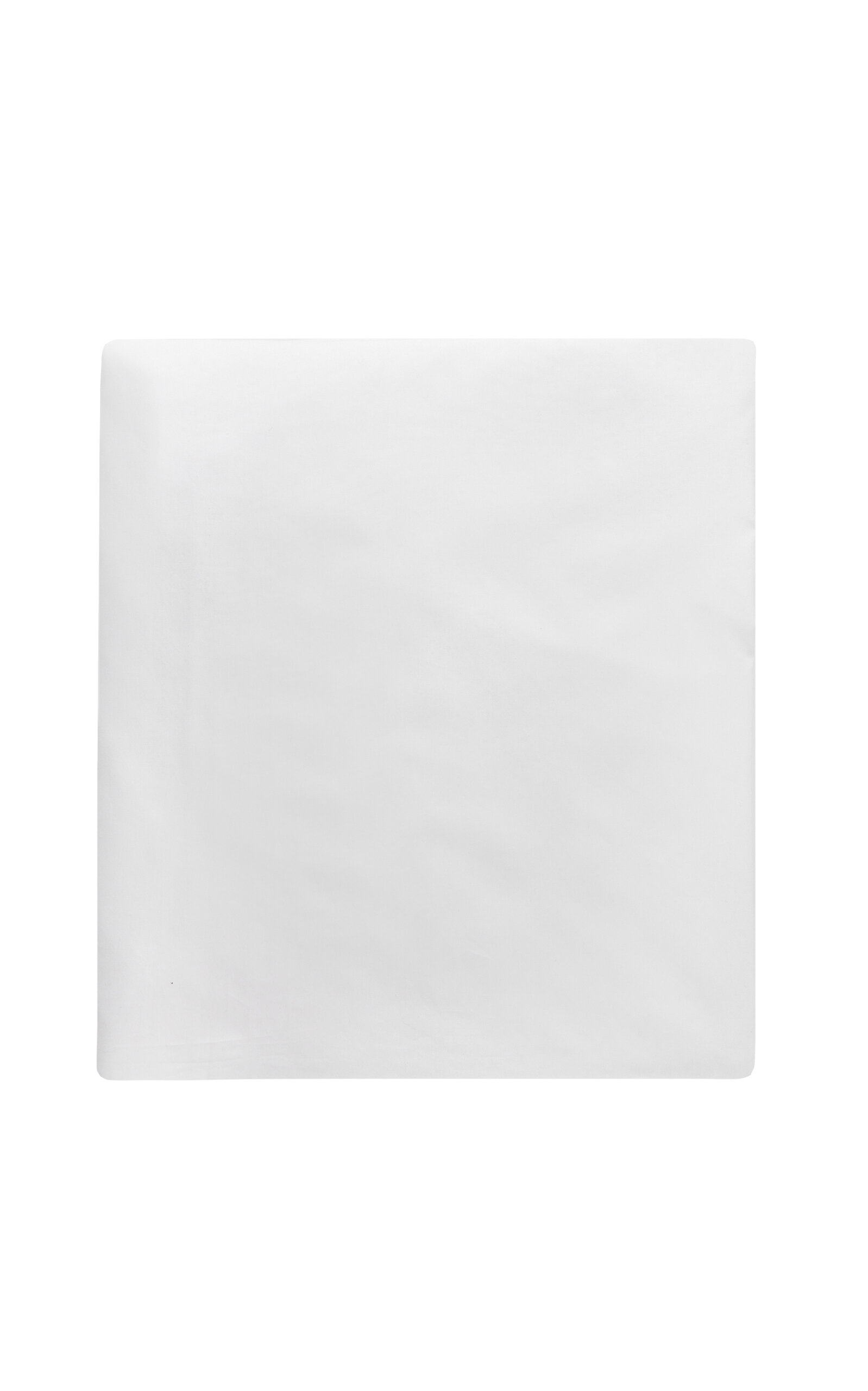 Los Encajeros Mimi Percale Queen Fitted Sheet In White