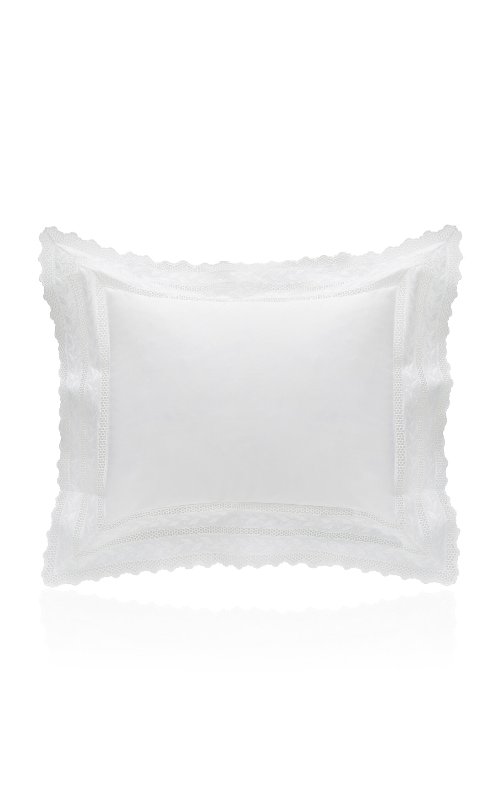 Los Encajeros Hojas Percale Boudoir In White