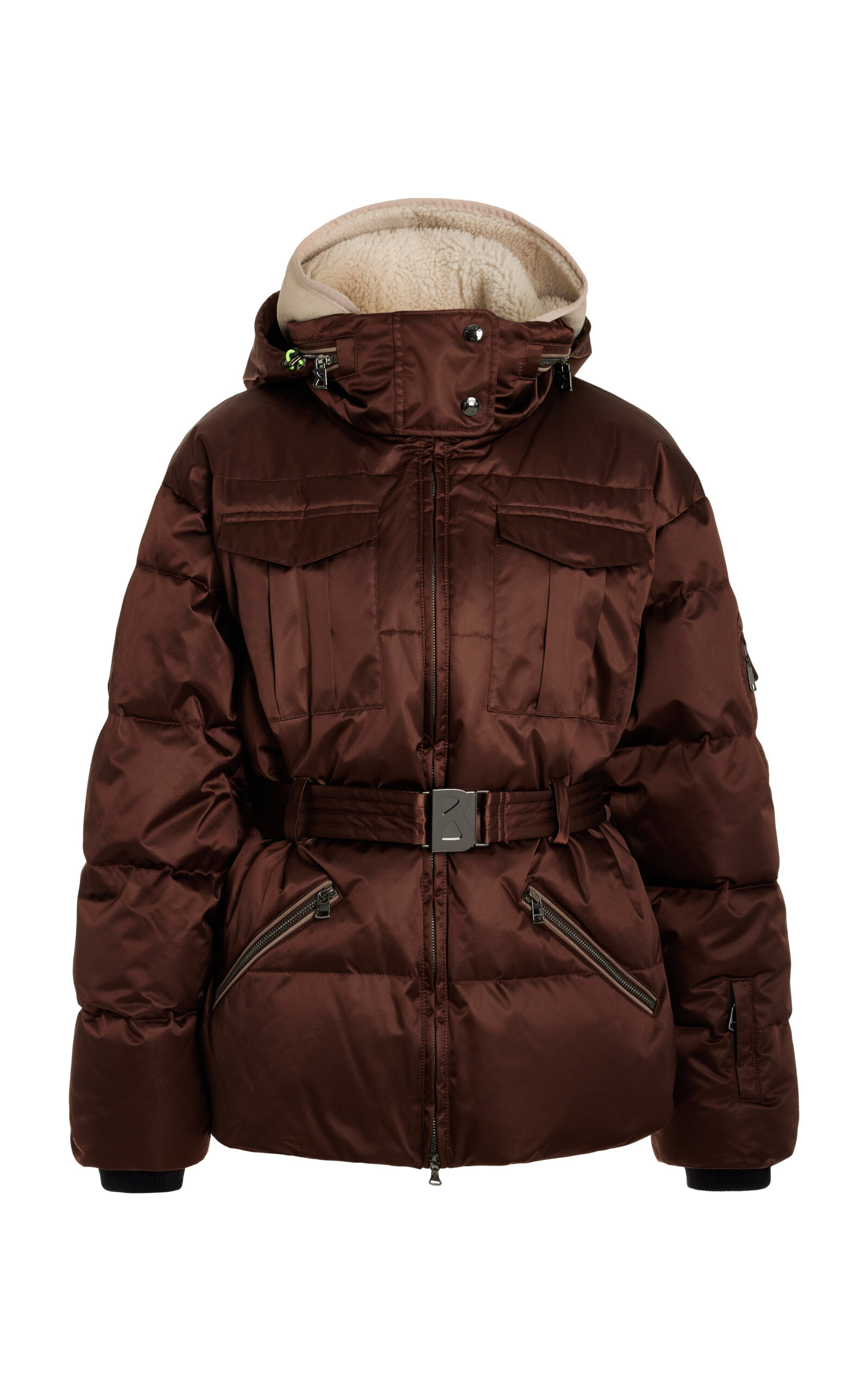 Shop Bogner Adele Down Ski Jacket In Brown