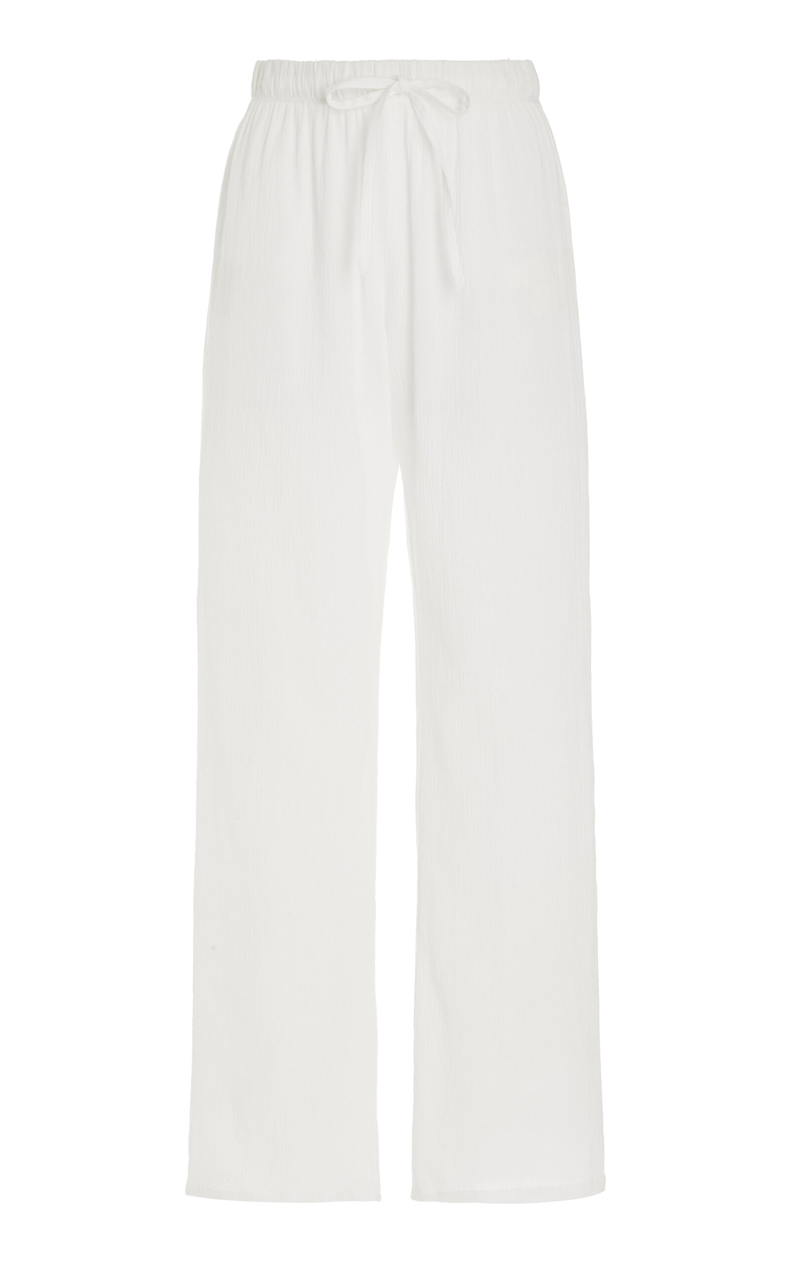 Éterne Exclusive Willow Cotton Pants In Ivory