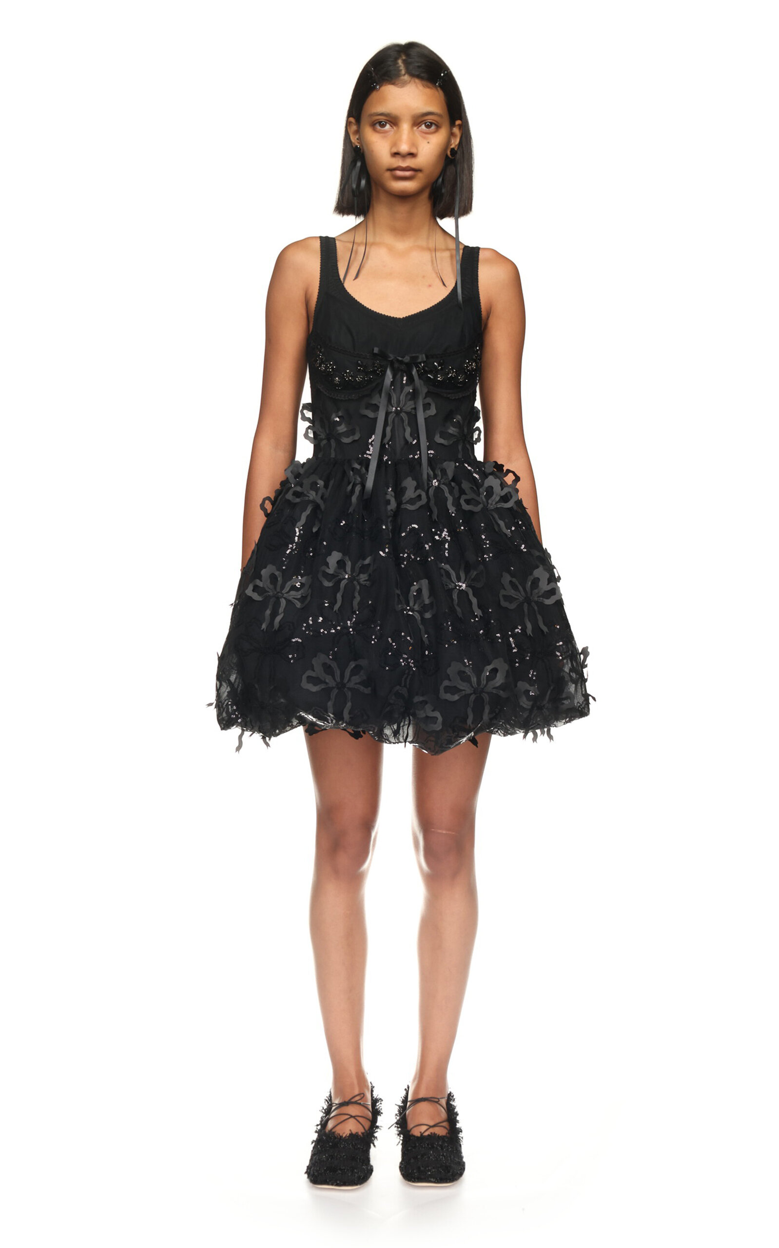simone rocha mini dress Simone Rocha - Women's Mini Puff Sleeve Dress
