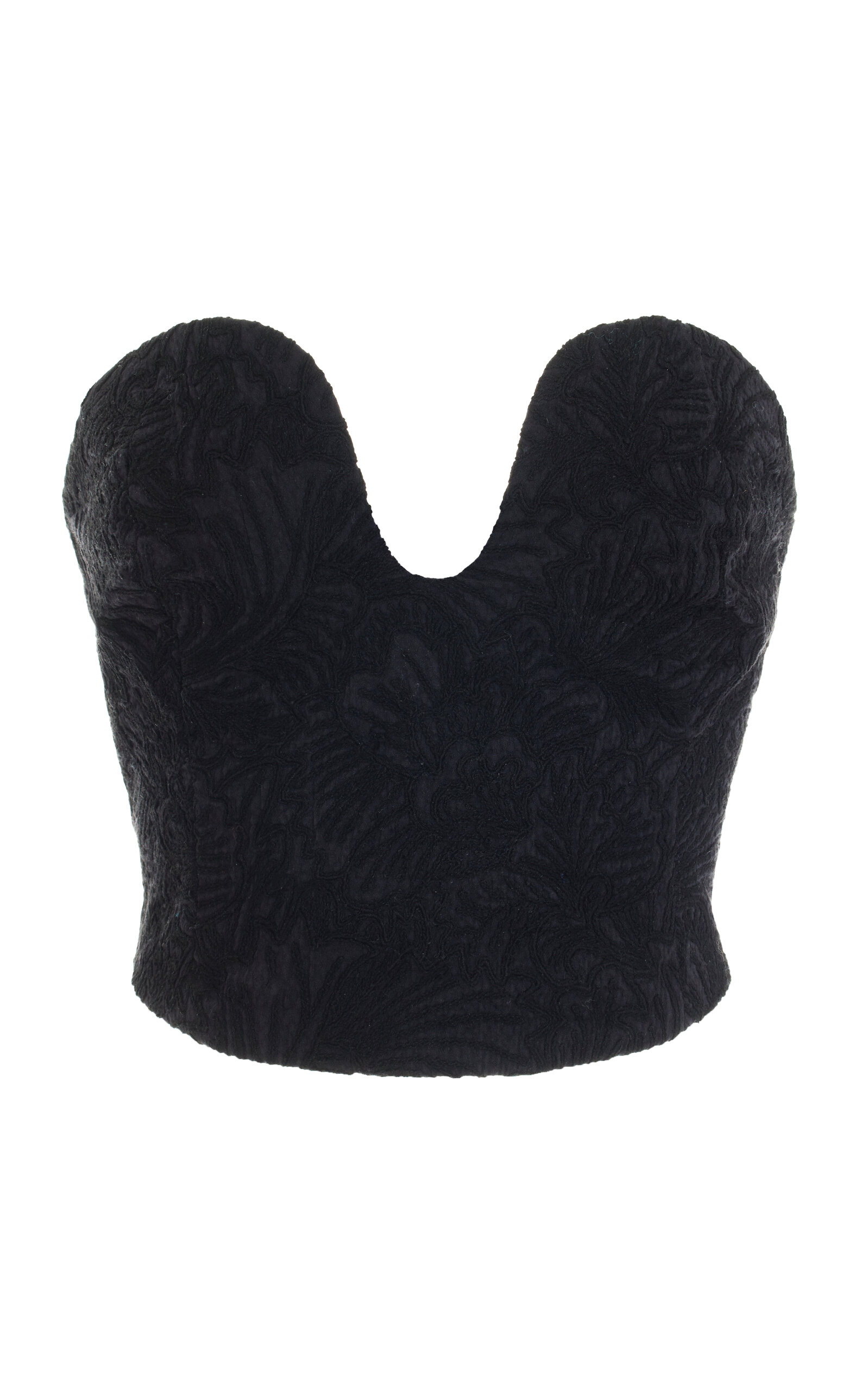 Mara Hoffman Liya Organic Cotton Jacquard Bustier Top