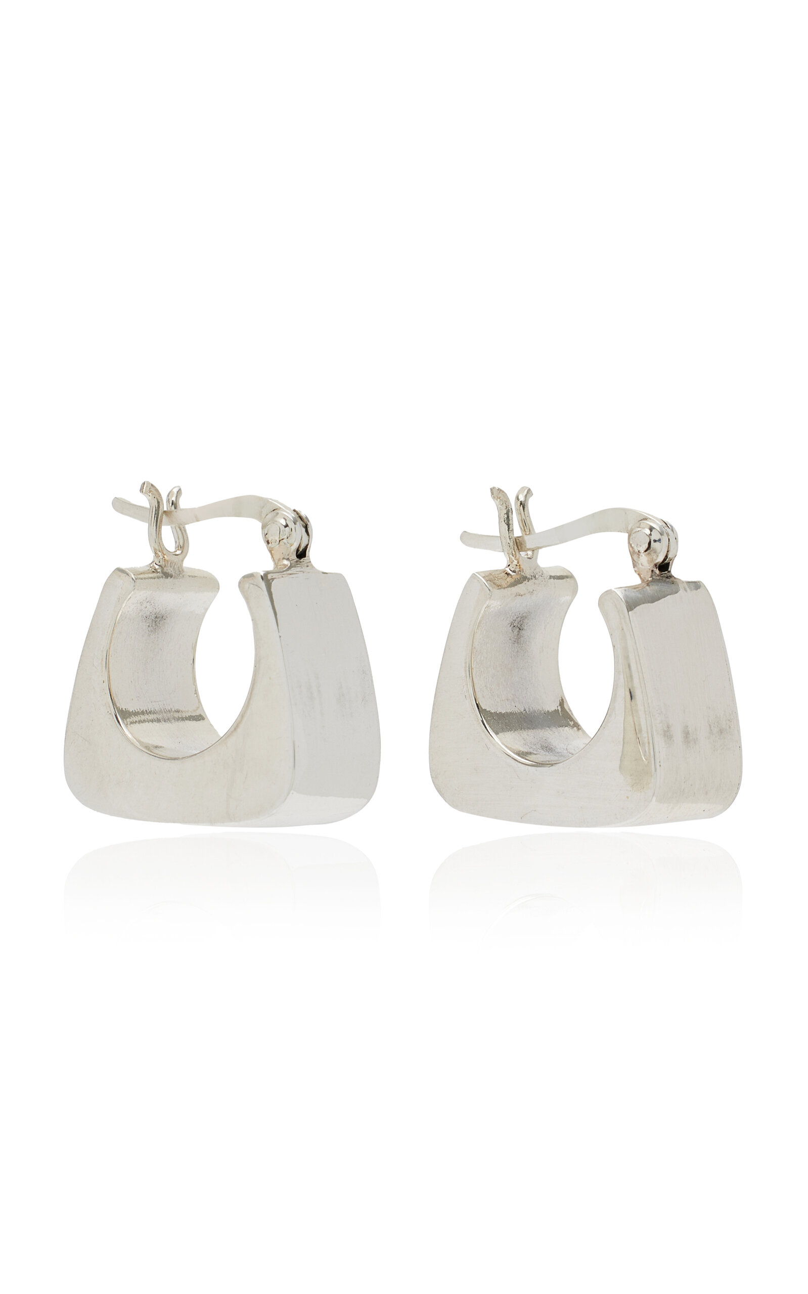 Emili Women's Sterling Silver Liz Hoop Earrrings