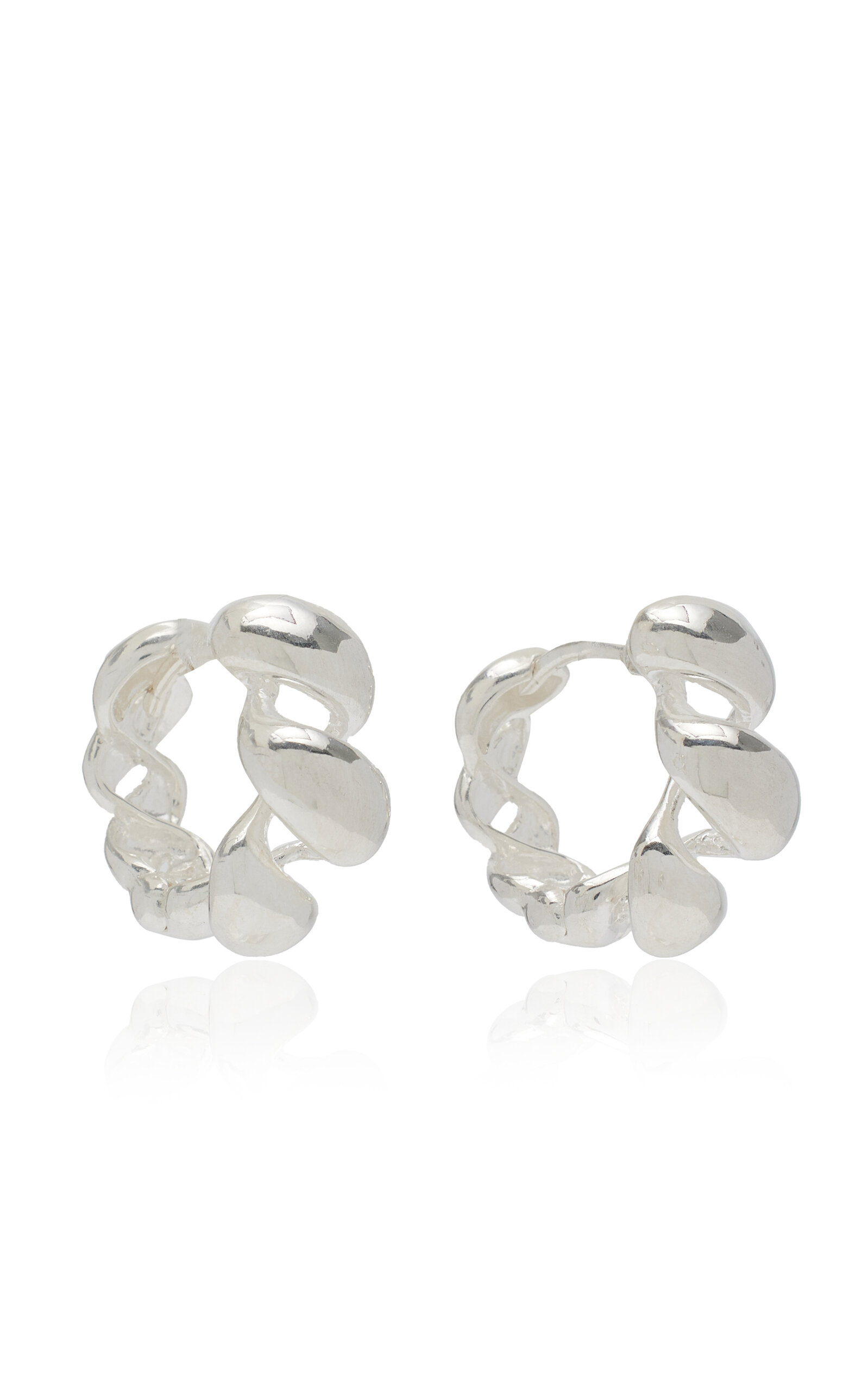 Emili Women's Sterling Silver Eda Hoop Earrings