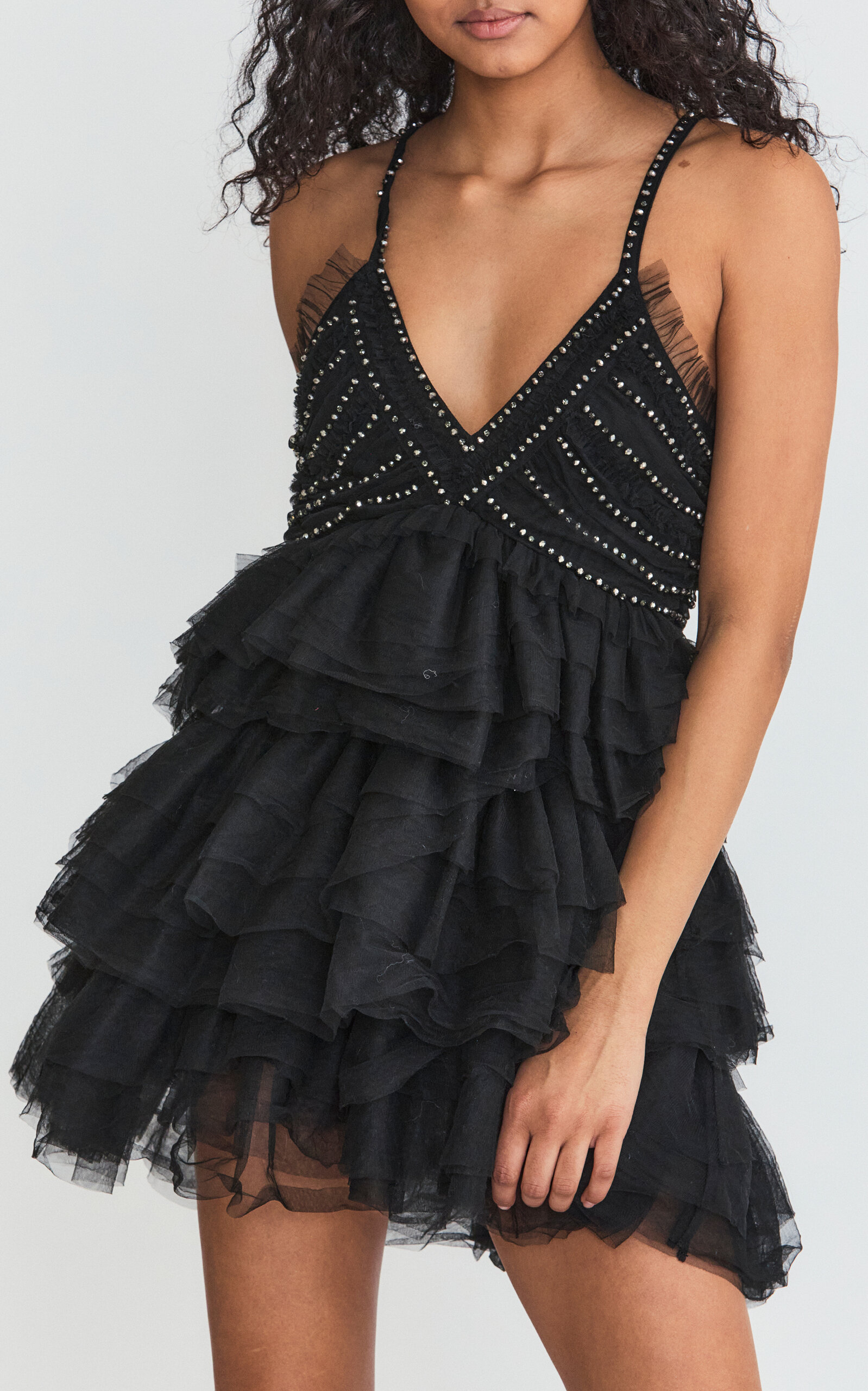 Loveshackfancy Women's Jude Tiered Mini Dress In Black | ModeSens Loveshackfancy Women's Jude Tiered Mini Dress In Black | ModeSens