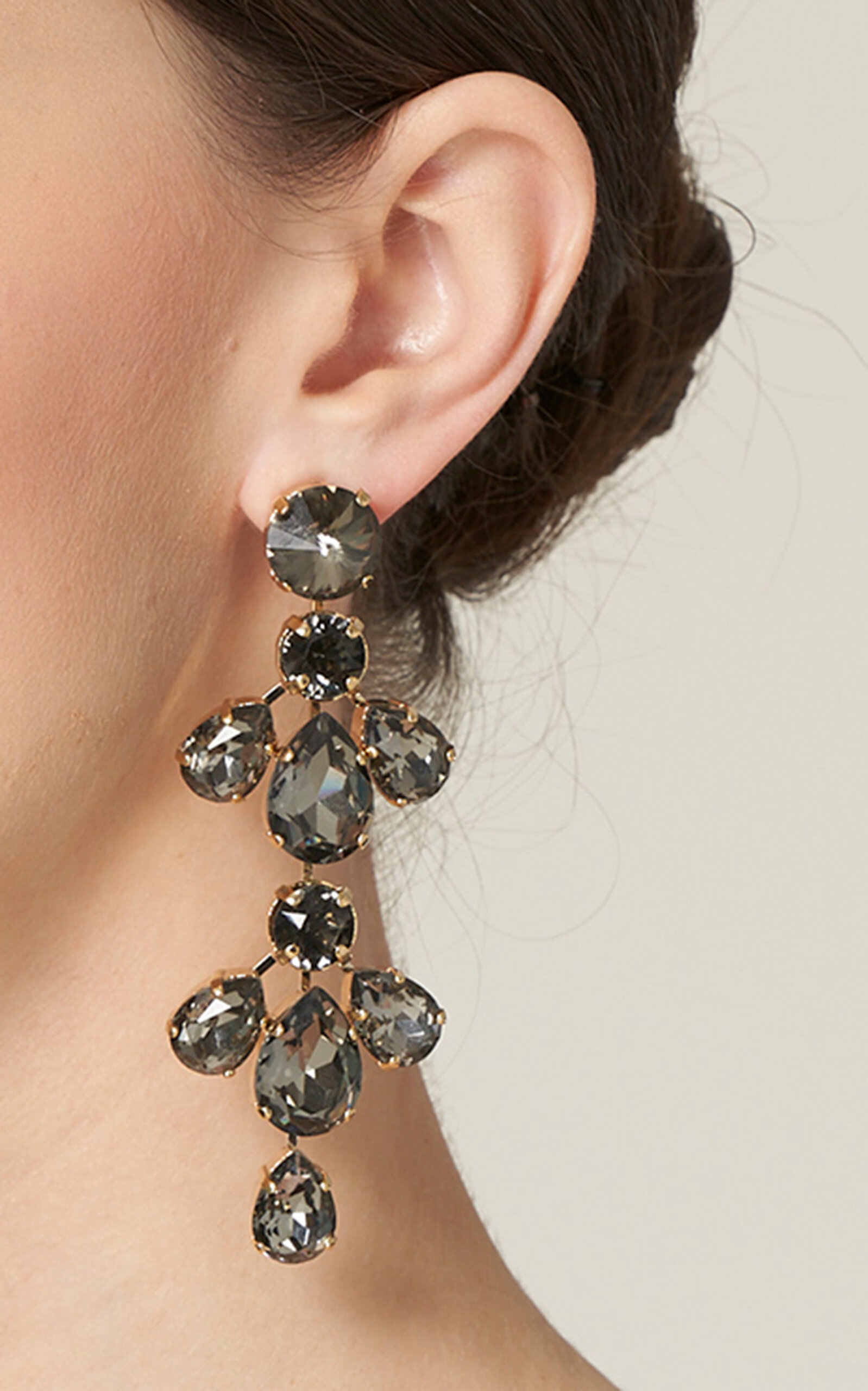 Carolina Herrera - Women's Riviere Crystal Drop Earrings - Green - OS - Only At Moda Operandi - Gifts For Her