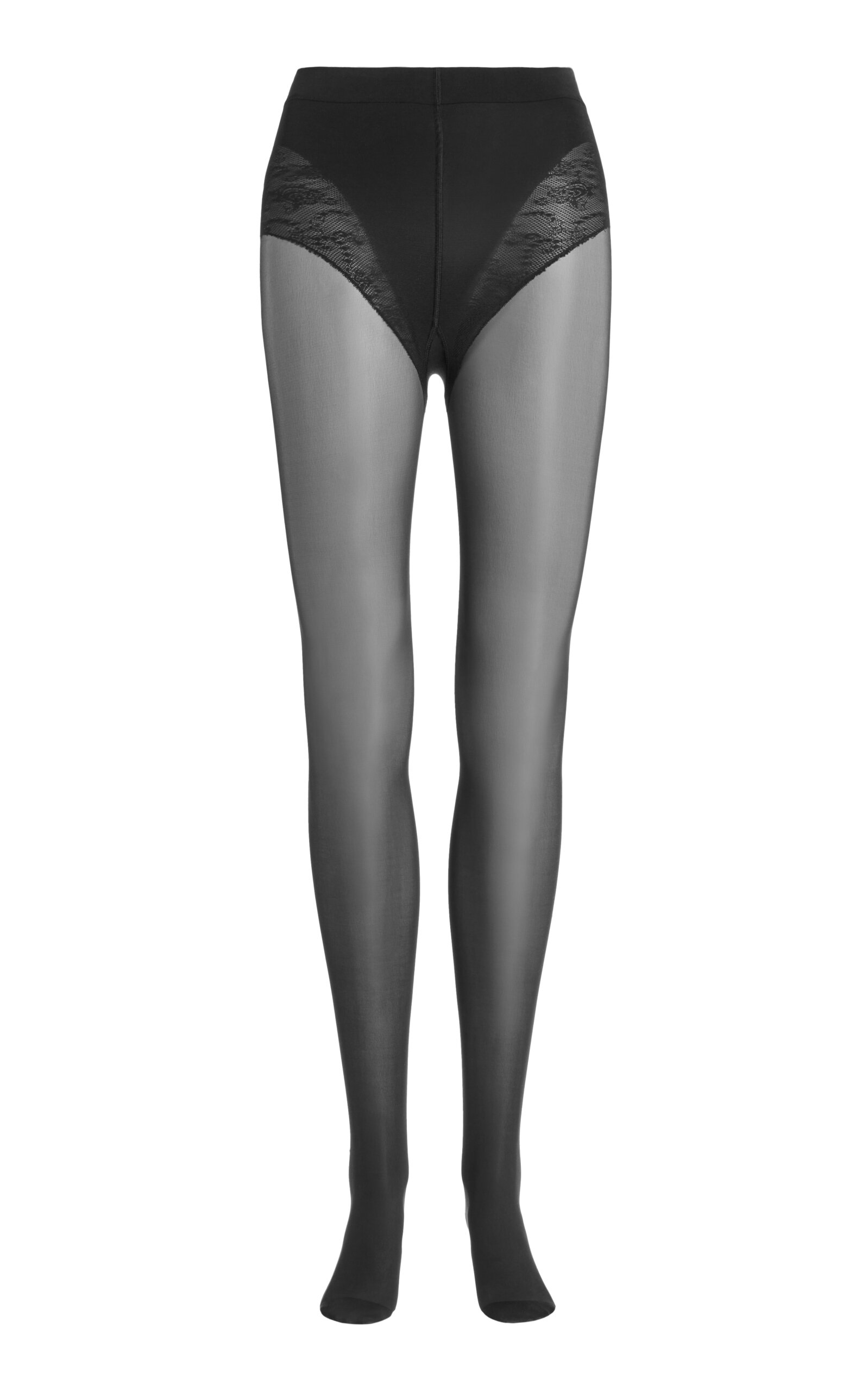 Shop Wolford Tummy 20 Control-top Tights In Black
