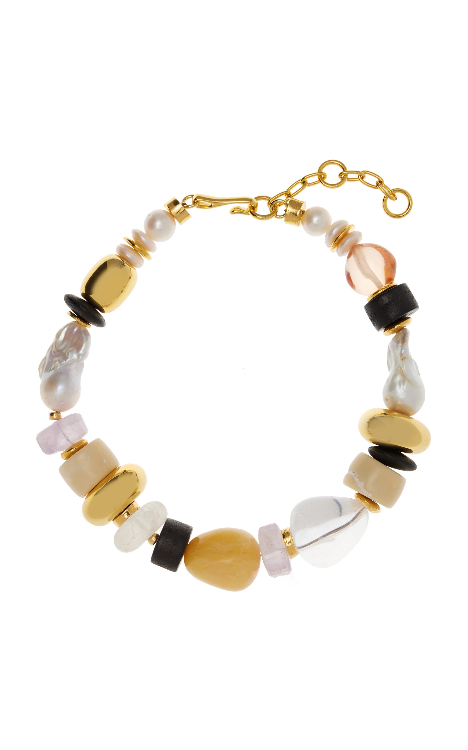 Lizzie Fortunato Exclusive Monument Beaded Necklace In Multi