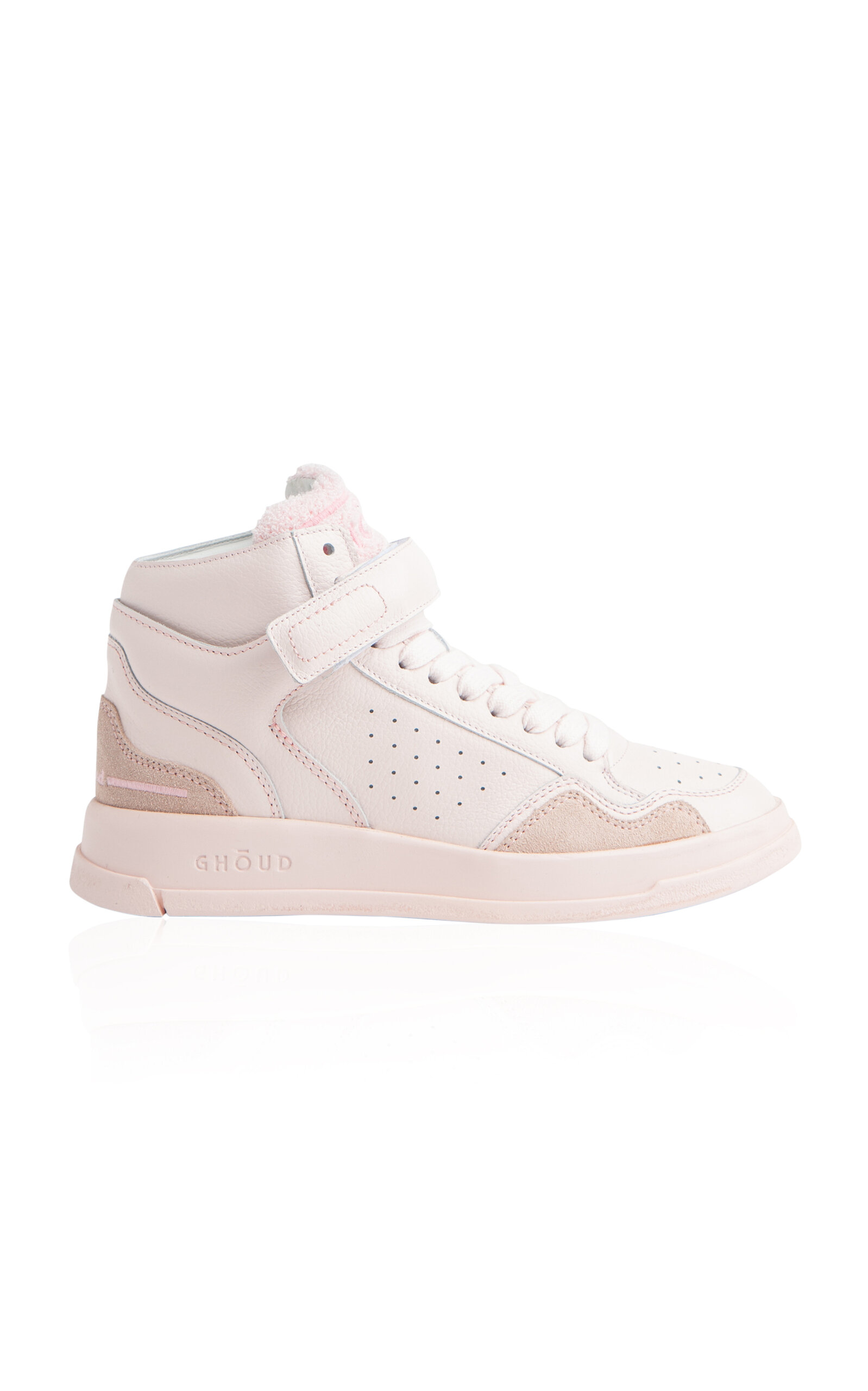 GHŌUD VENICE Tweener Mid Leather & Suede Sneakers - Moda Operandi