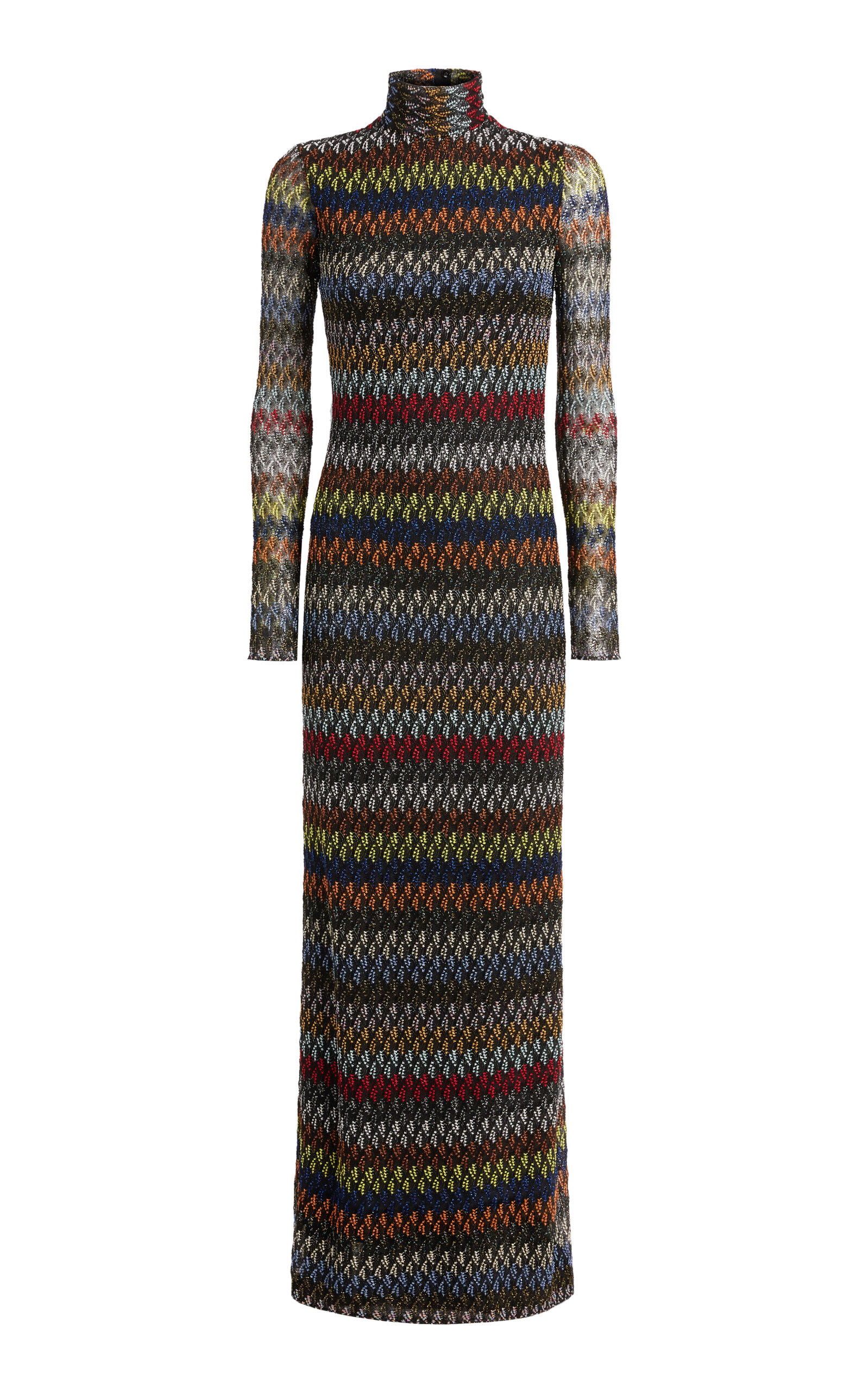 Missoni - Women's Metallic Knit Midi Dress - Multi - IT 36 - Only At Moda Operandi