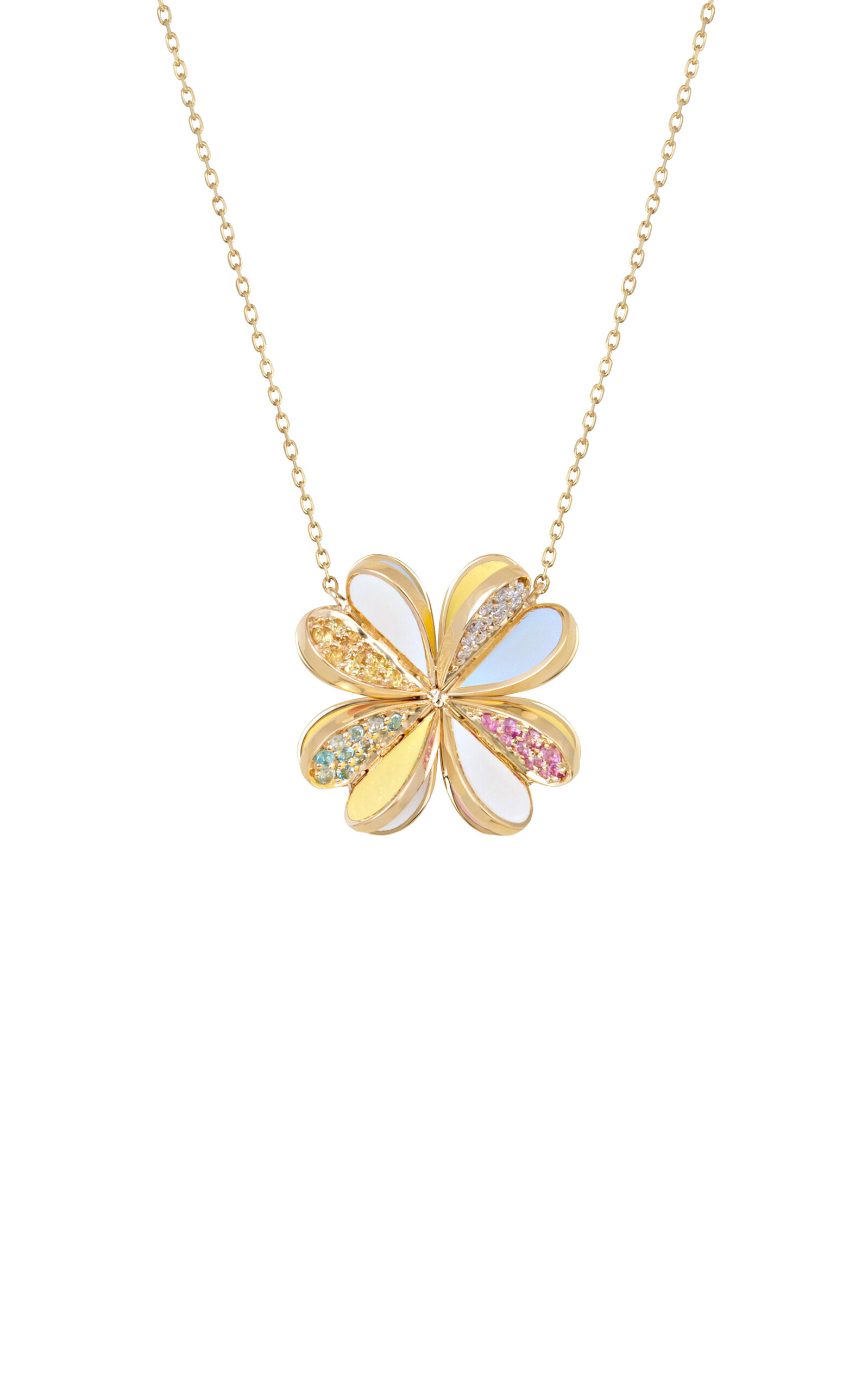 Aisha Baker Women's 18k Yellow Gold Lucky You Necklace