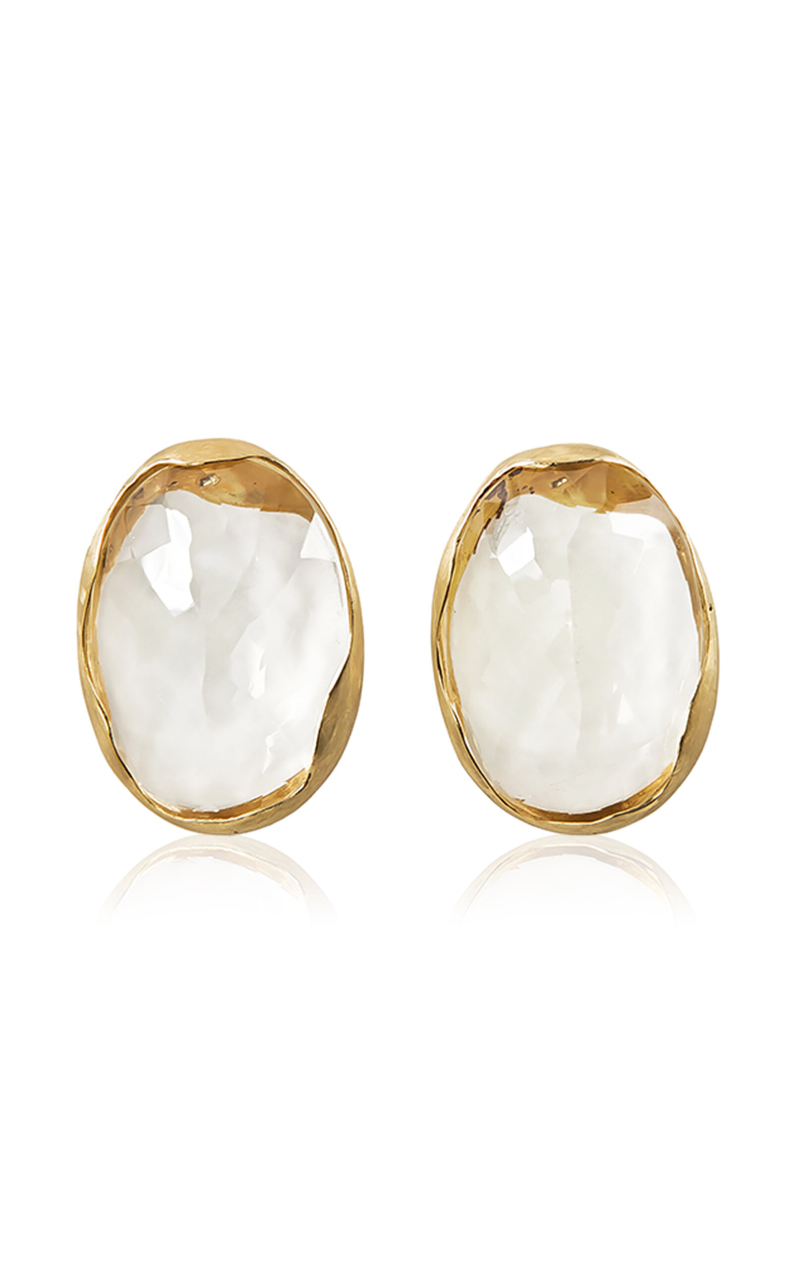 Kika Alvarenga Women's 18k Yellow Gold Jabuti Earrings