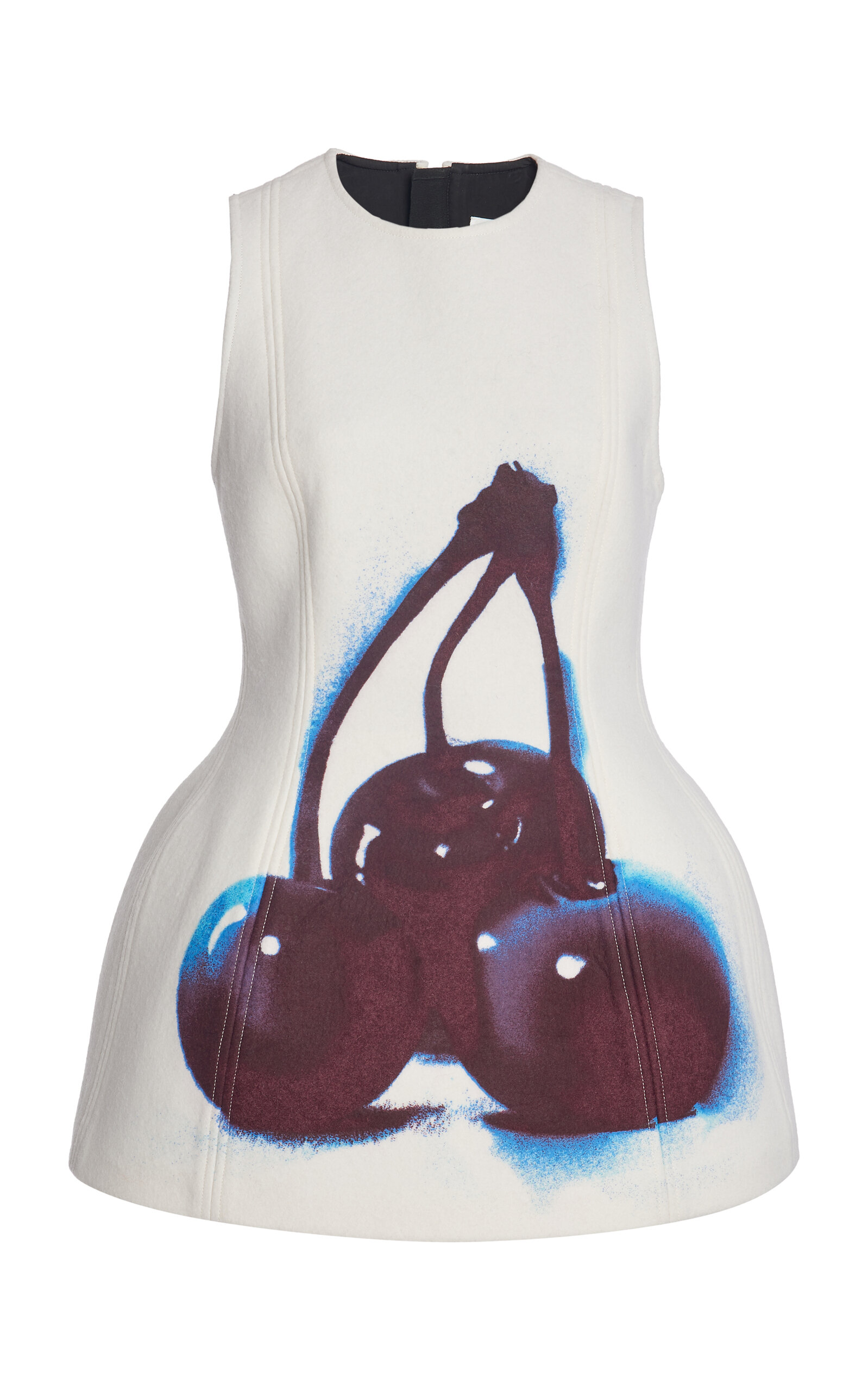 Jil Sander Women's Cherry Sculpted Felt Top In White | ModeSens