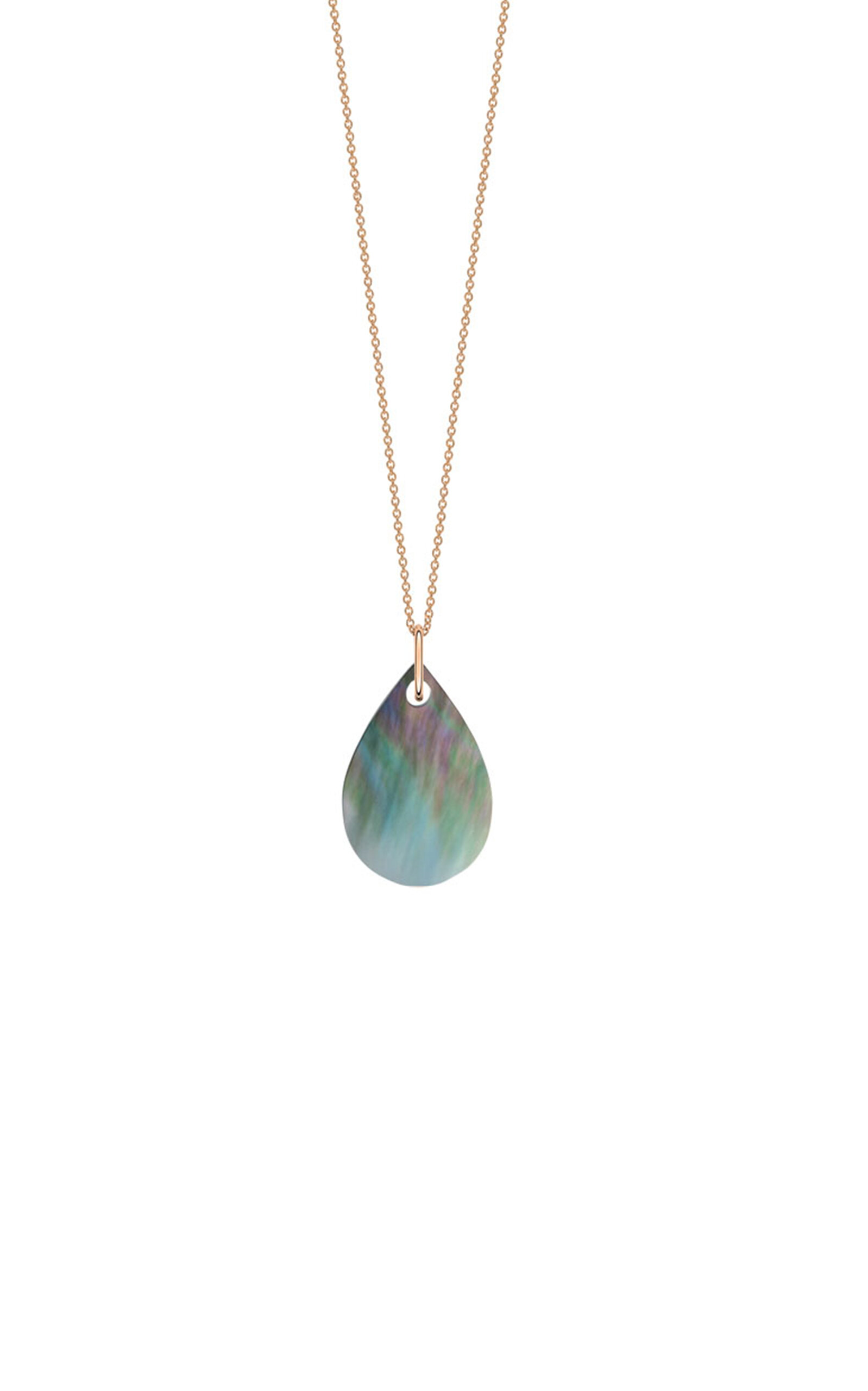 Ginette NY Women's Mini Bliss 18K Rose Gold Mother-of-Pearl Necklace