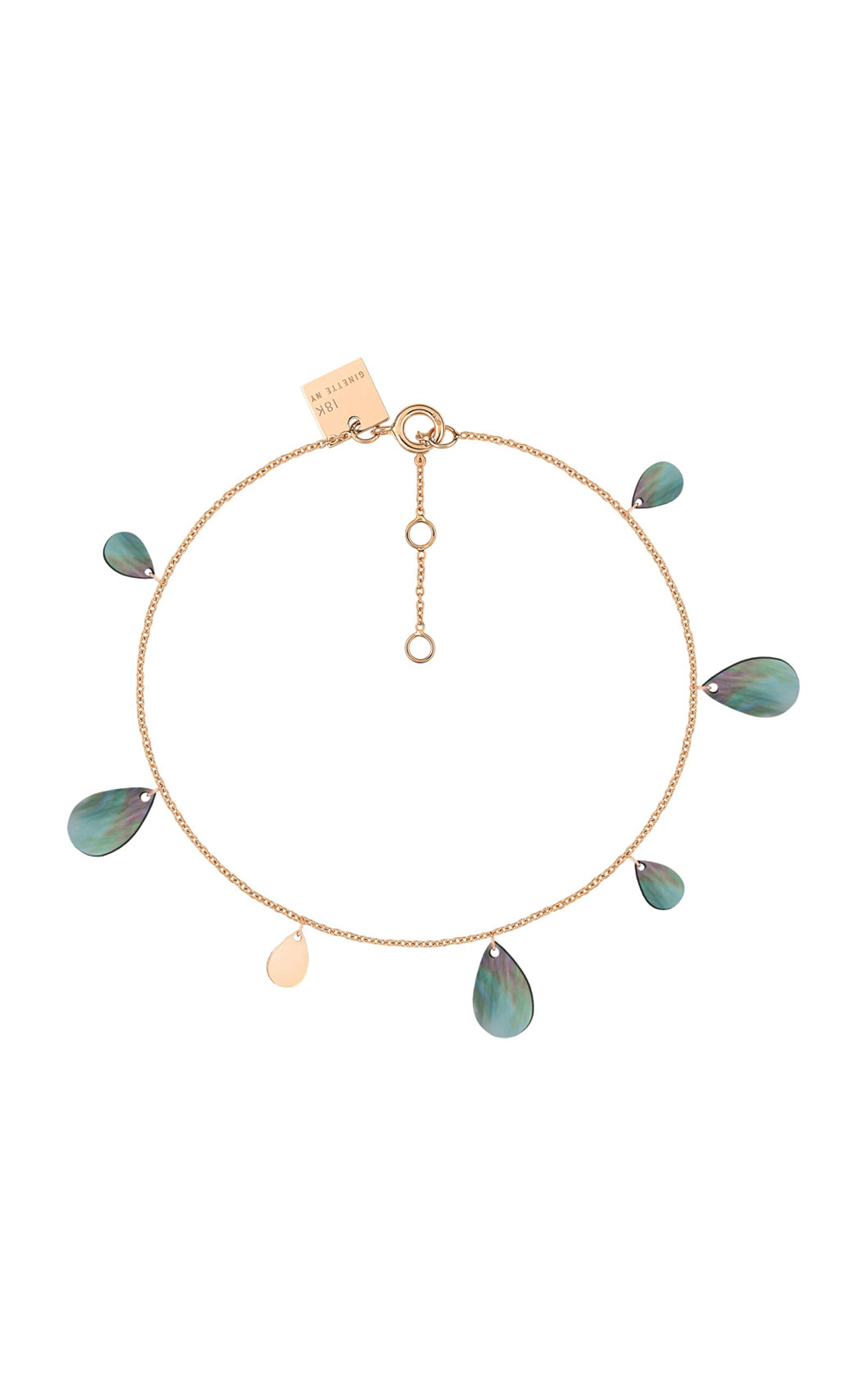 Ginette NY Women's Bliss 18K Rose Gold Mother-of-Pearl Bracelet
