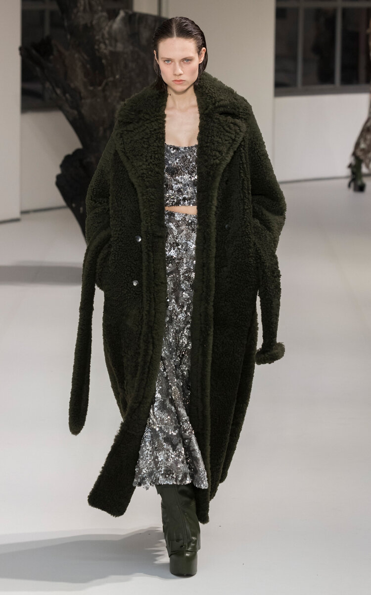 Del Core Women's Shearling Coat