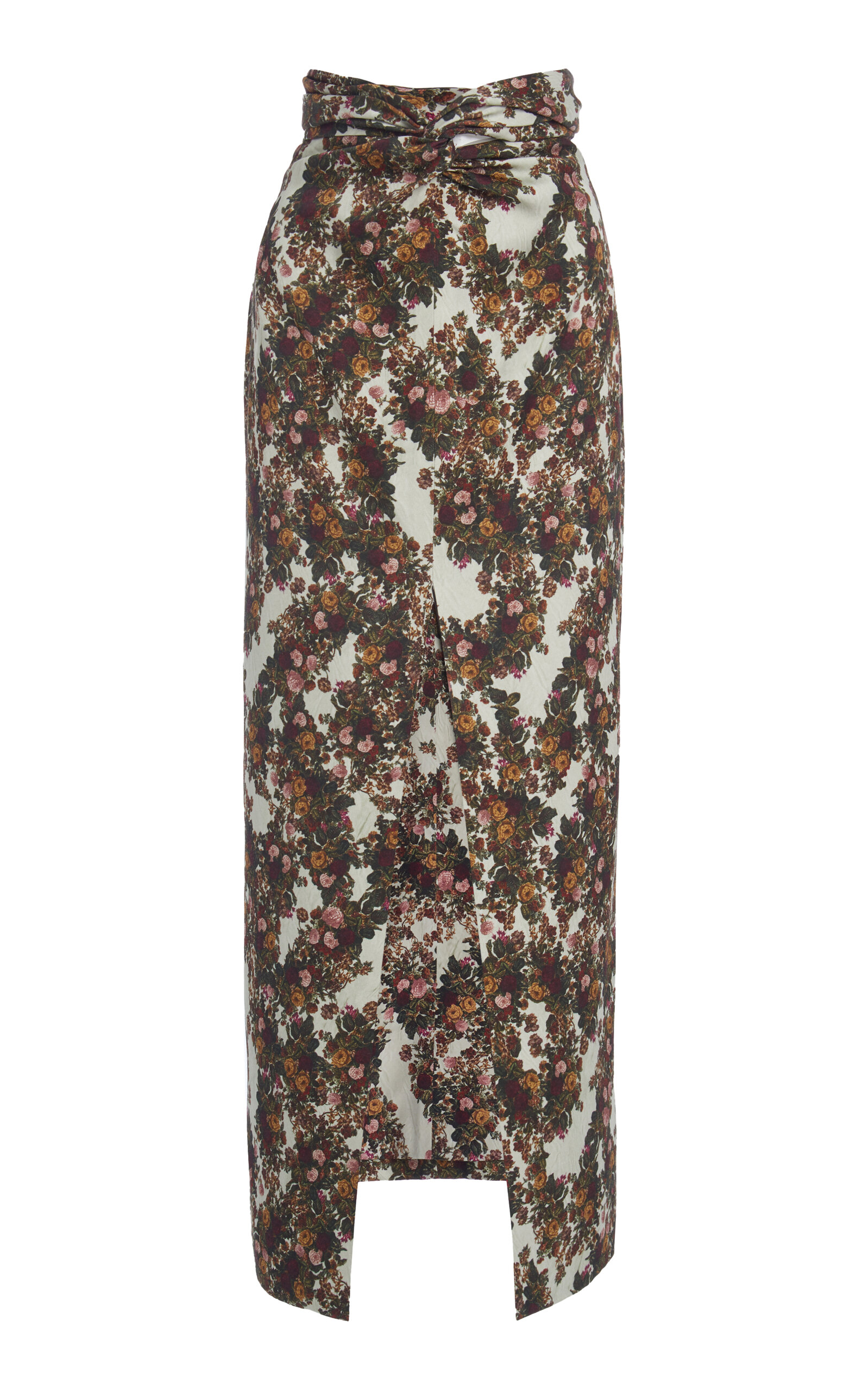 Del Core Women's Draped Midi Skirt