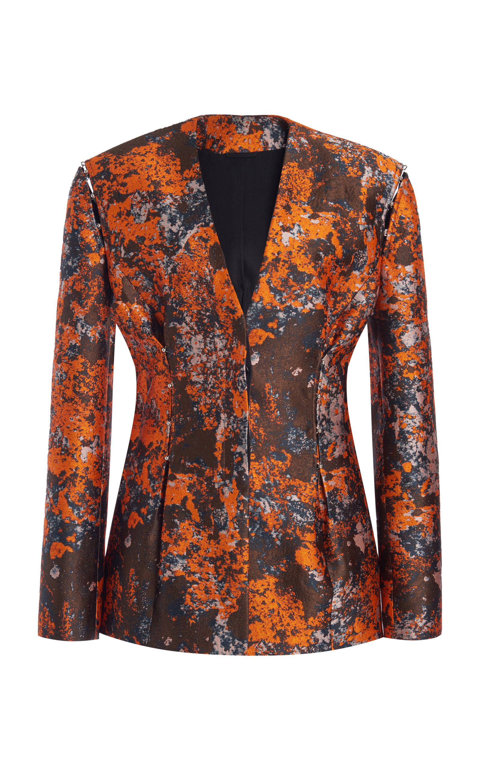 Del Core Women's Brocade Blazer Jacket