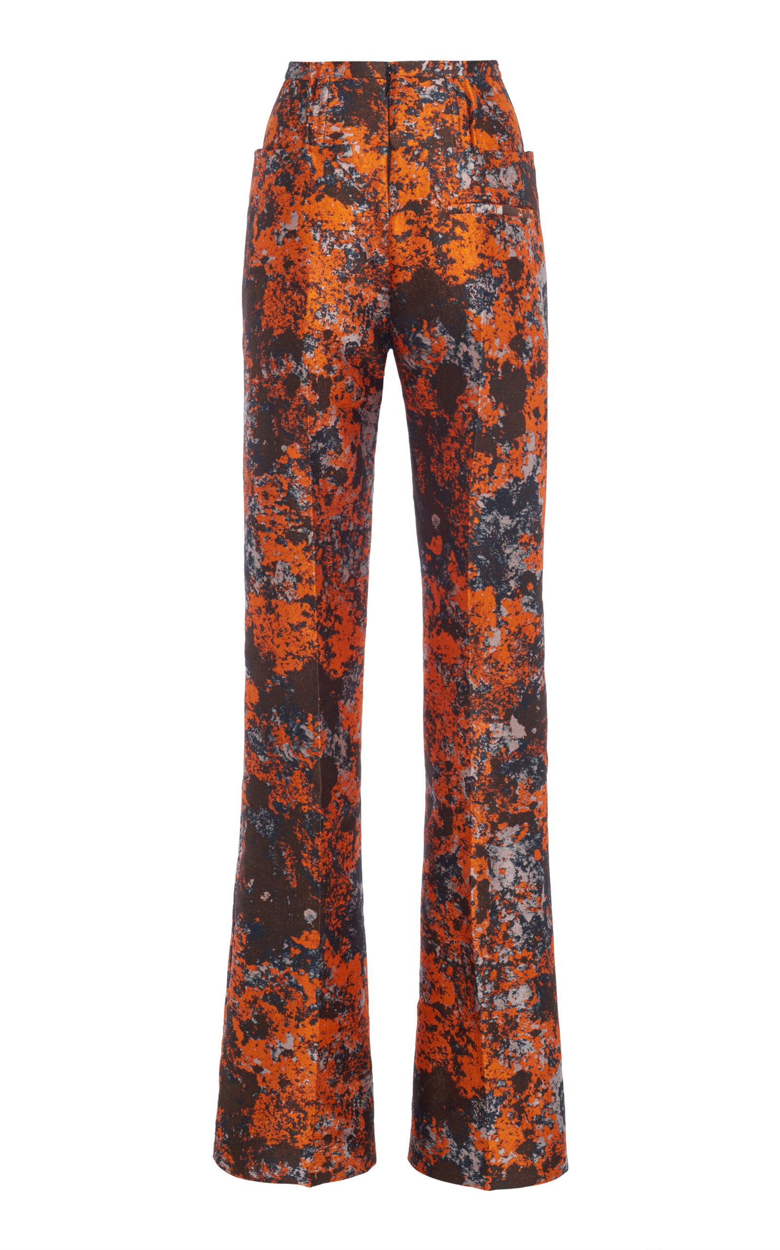 Del Core Women's Brocade Corset Straight-Leg Pants