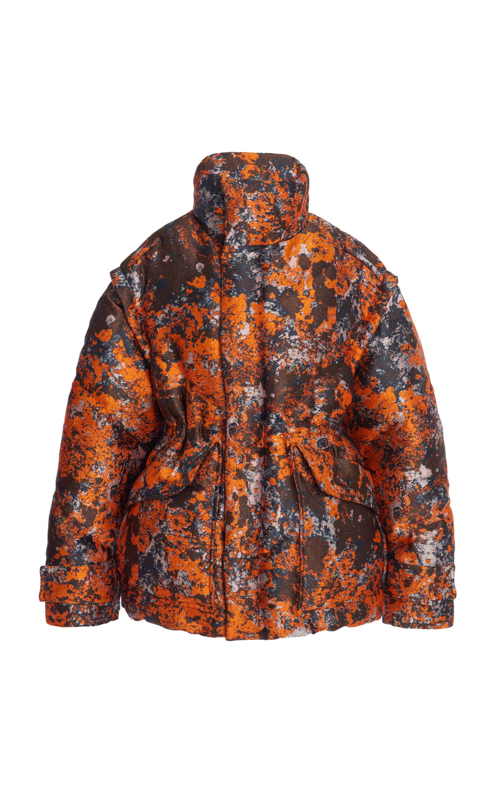 Del Core Women's Brocade Puffer Jacket