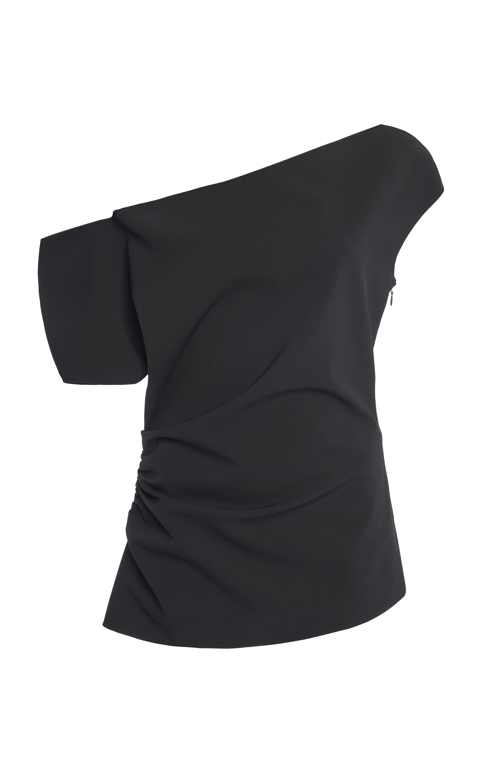Del Core Women's Cold Shoulder Draped Top