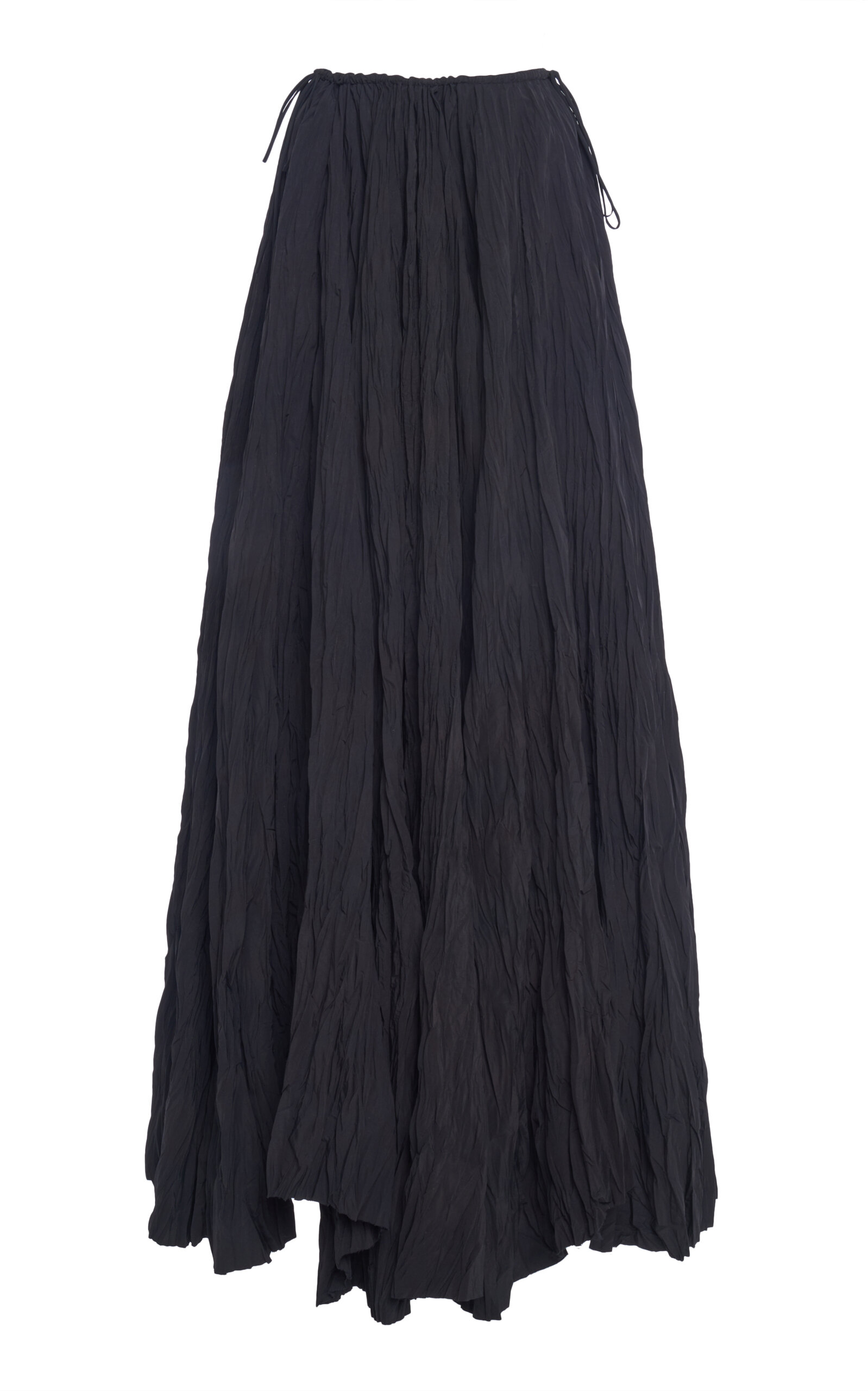 Del Core Women's Treebark Pleated Maxi Skirt